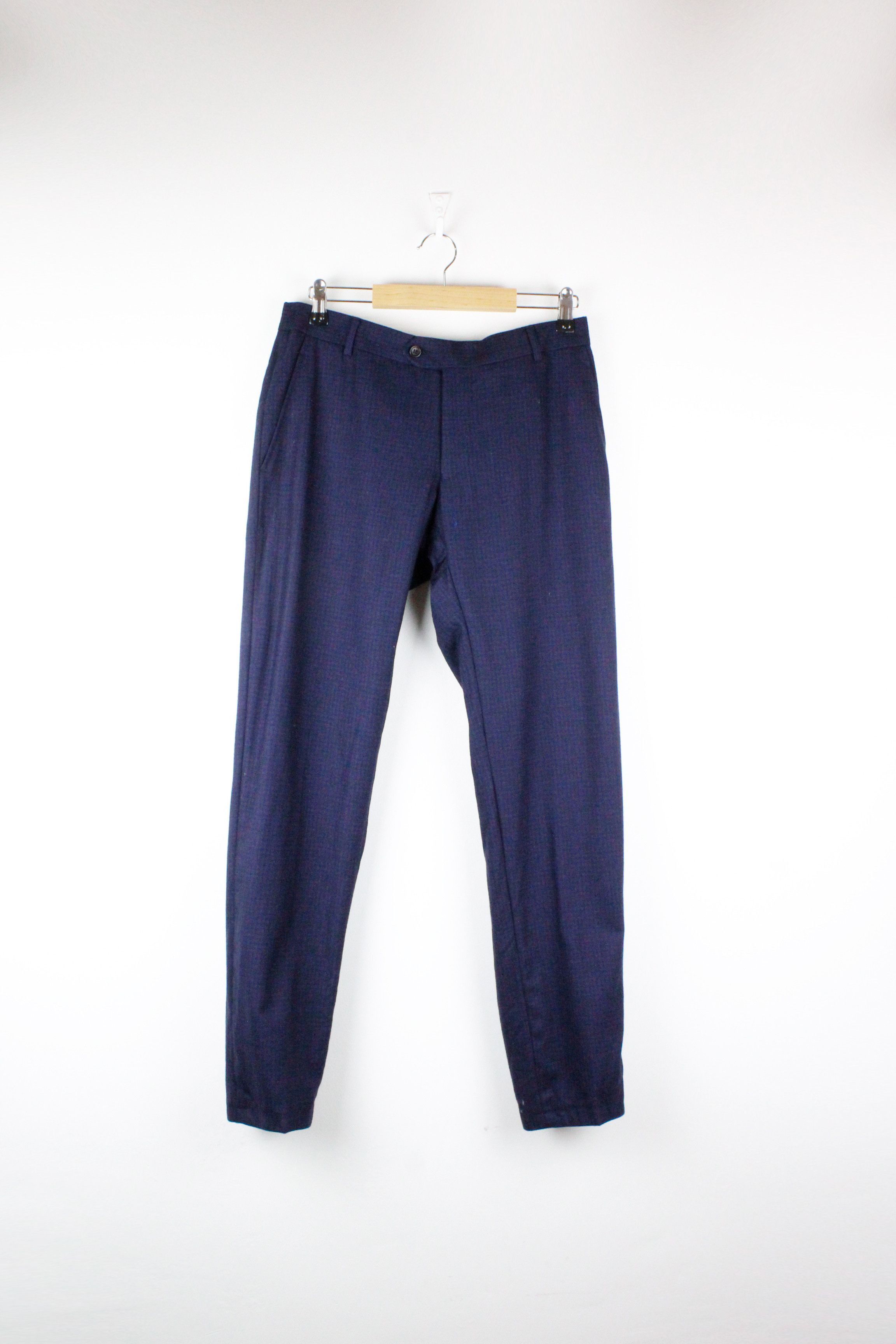 Tonello Tonello CLAUDIO TONELLO Navy Virgin Wool Formal Suit Size US S / EU 44-46 / 1 - 13 Thumbnail