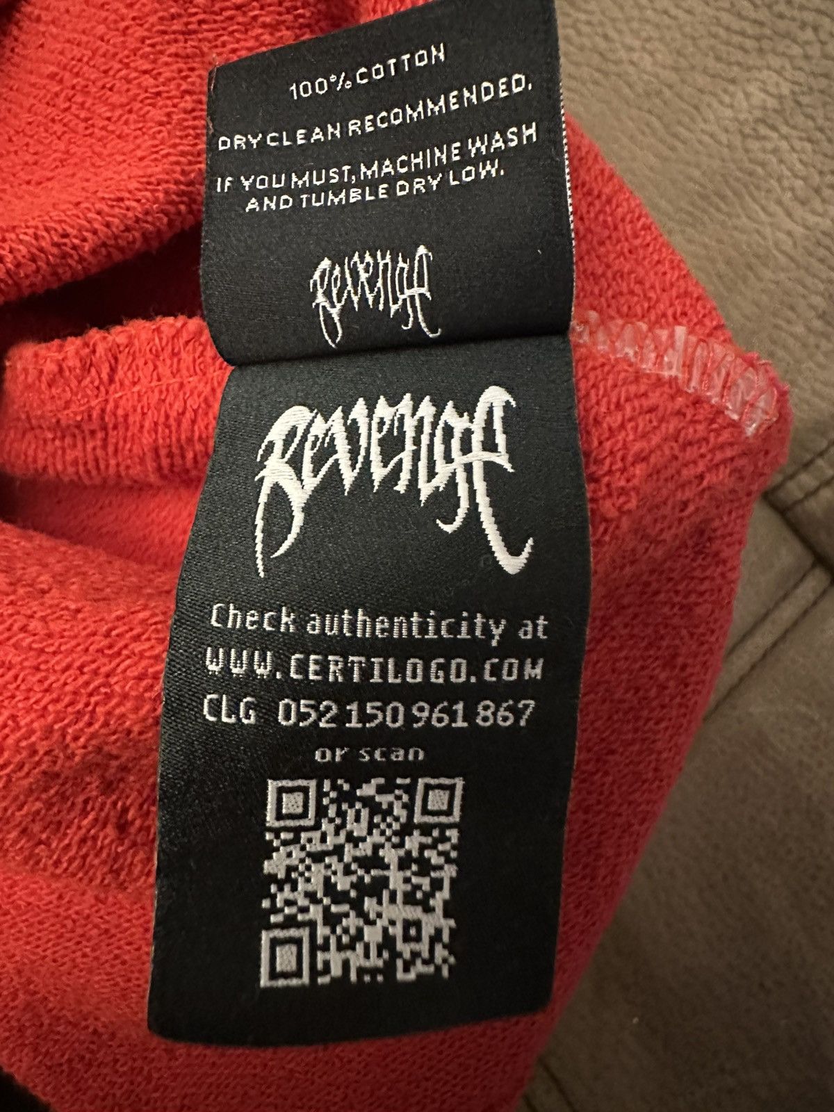 Revenge Revenge × XXXtentacion Kill Hoodie in black, size L. Size US L / EU 52-54 / 3 - 9 Thumbnail