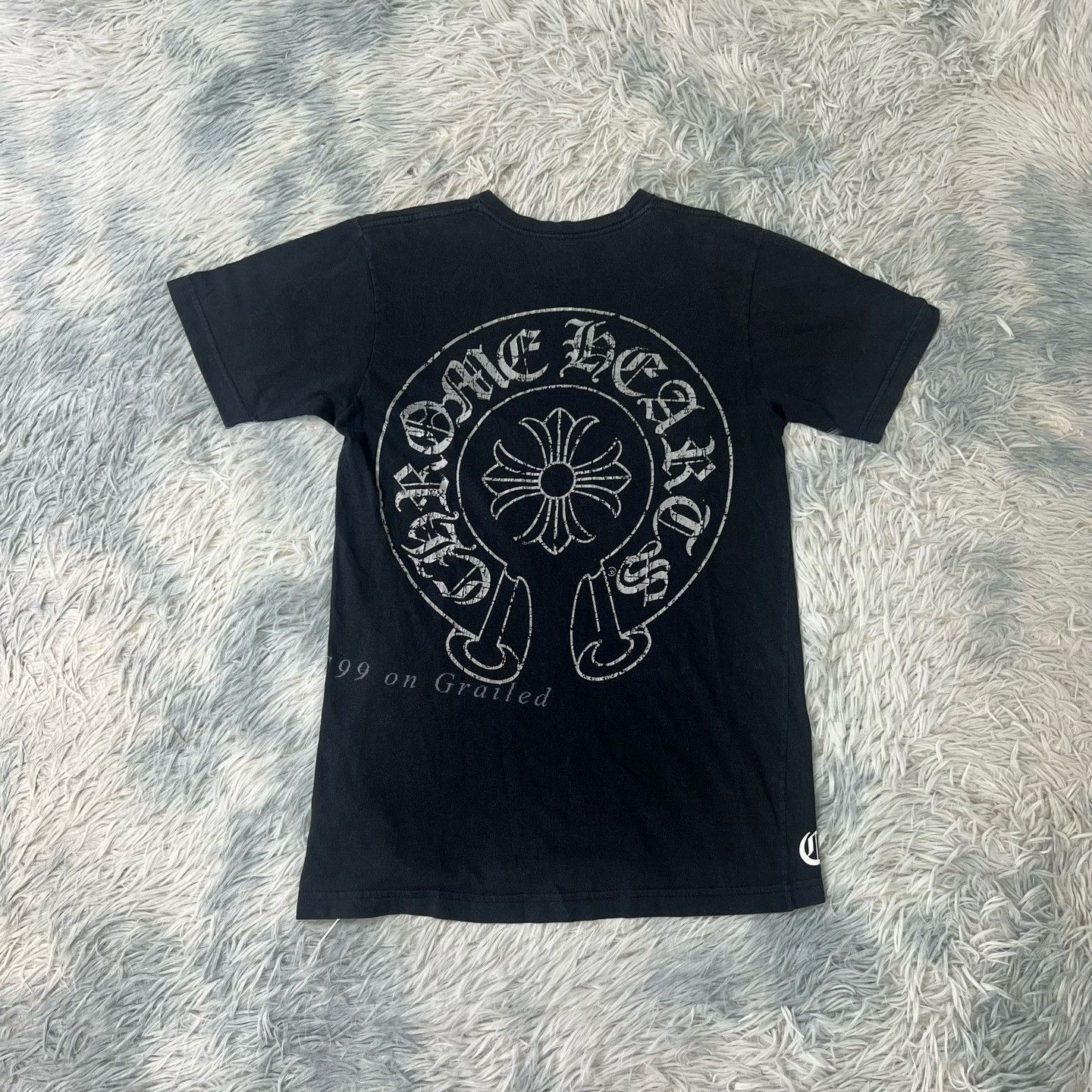 Chrome Hearts Chrome Hearts Distressed Horseshoe Short Sleeve Size US S / EU 44-46 / 1 - 1 Thumbnail