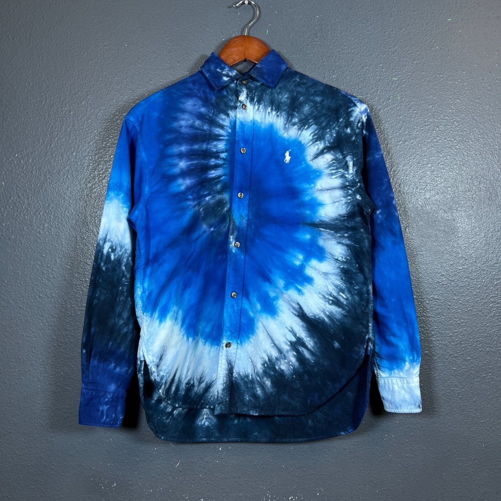Polo Ralph Lauren Polo Ralph Lauren 2 women’s blue tie dye shirt long sleeve Size XS / US 0-2 / IT 36-38 - 1 Thumbnail