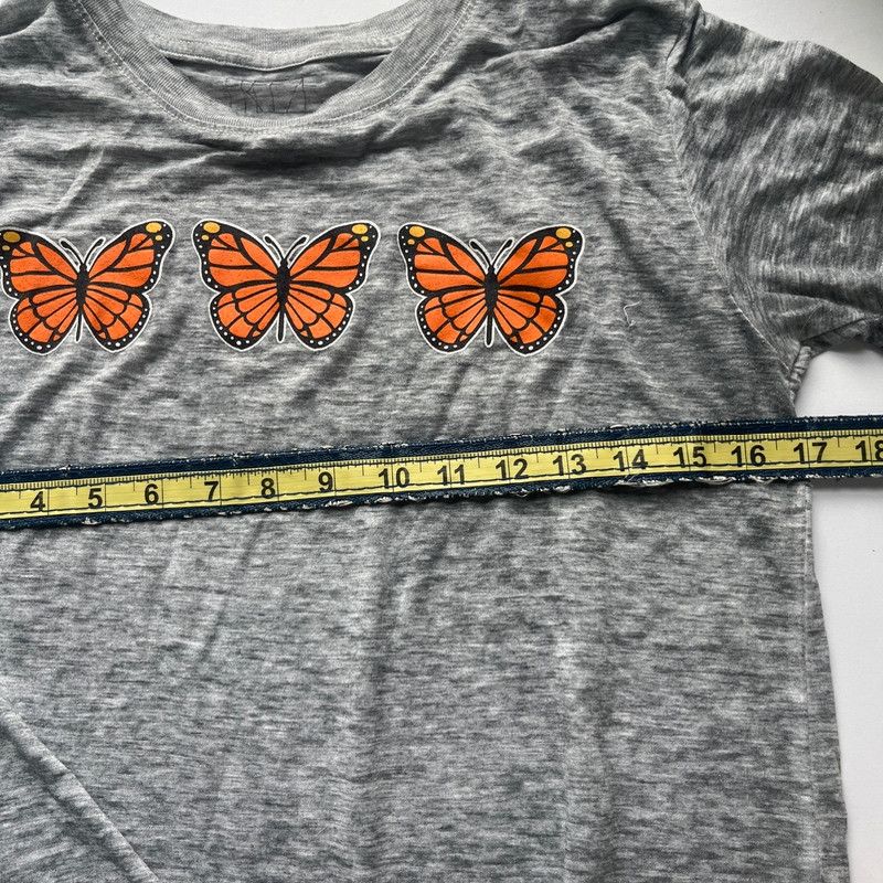 Designer Freeze Women's Graphic Crew Neck T-Shirt Heather Gray Large Size XL / US 12-14 / IT 48-50 - 5 Thumbnail