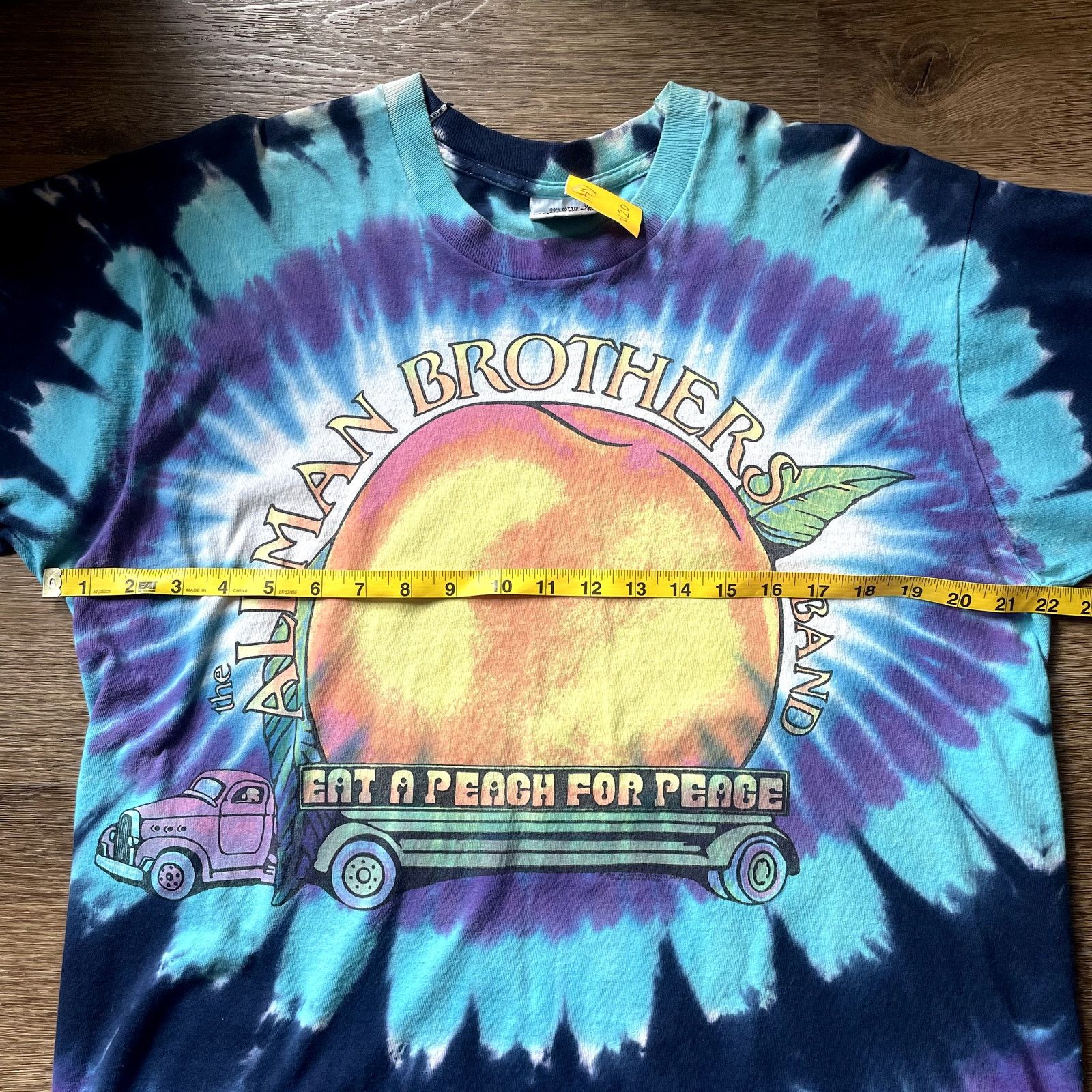 Liquid Blue The Allman Brothers Band 1992 VTG Rare Tie Dye Tee- Size XL Size US XL / EU 56 / 4 - 4 Thumbnail