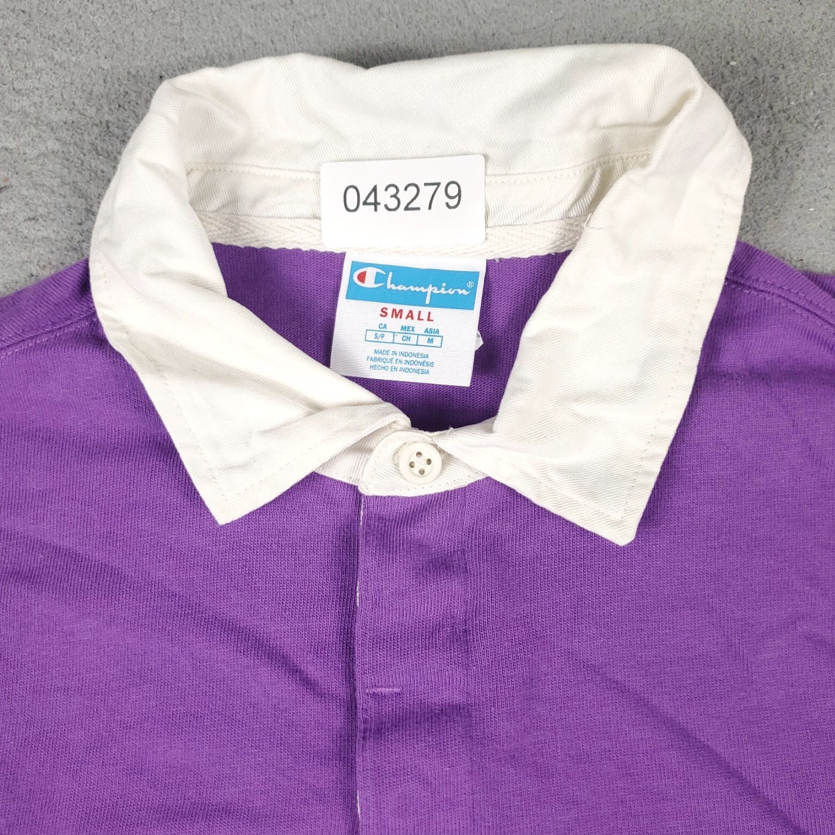 Champion Champion Pullover Sweatshirt Men's Small Purple Mock Neck Long Sleeve Cotton Blend Size US S / EU 44-46 / 1 - 2 Thumbnail
