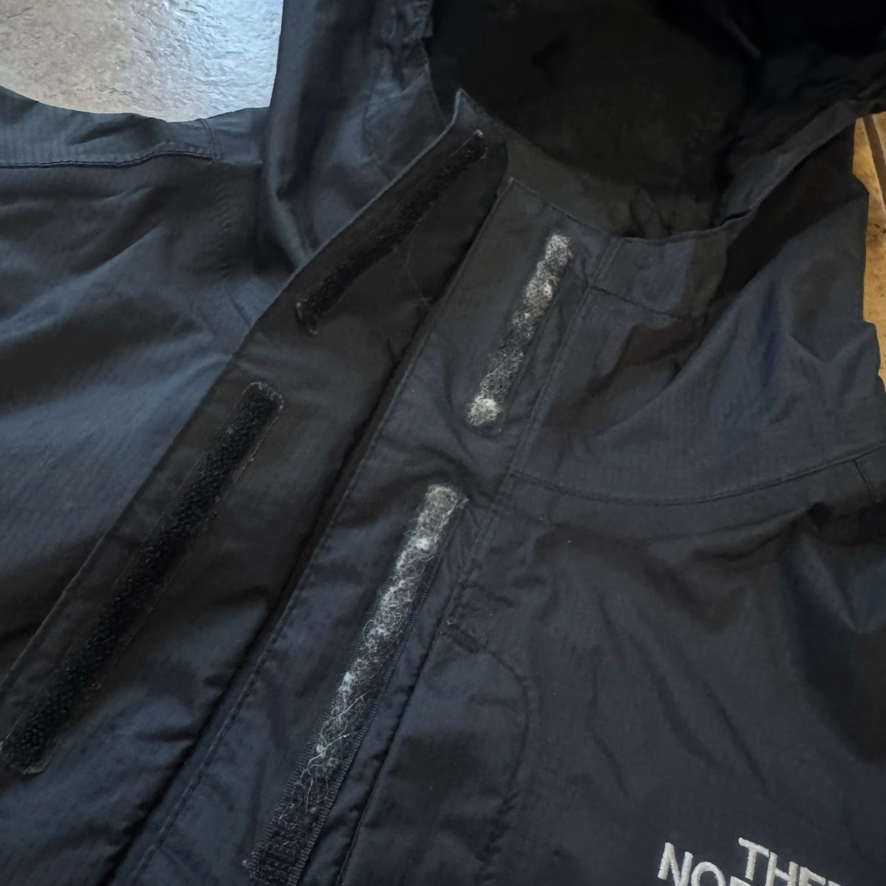 The North Face The North Face Jacket Womens S Black HyVent Full Zip Hooded Nylon Rain Shell Size S / US 4 / IT 40 - 4 Thumbnail