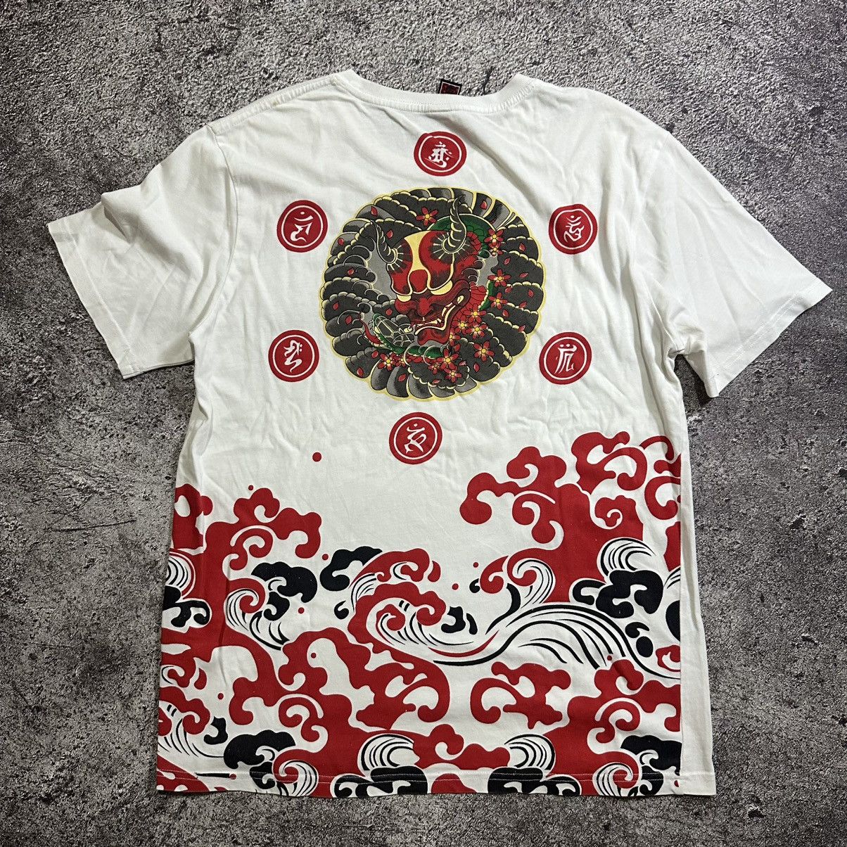 Beauty Beast TSHIRT BLANC ET ROUGE JAPANESE DEMONS Size US L / EU 52-54 / 3 - 2 Thumbnail