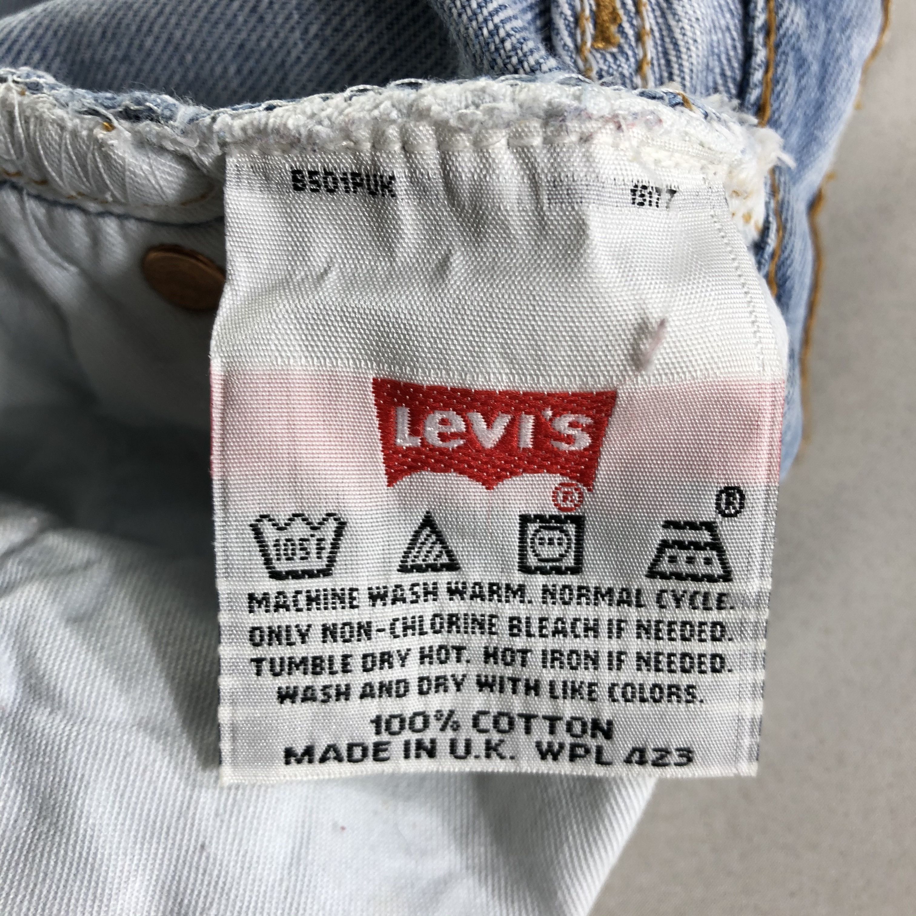 Levi's × Vintage Vintage 90s Levis 501 Jeans-JM3720 Size US 32 / EU 48 - 9 Thumbnail