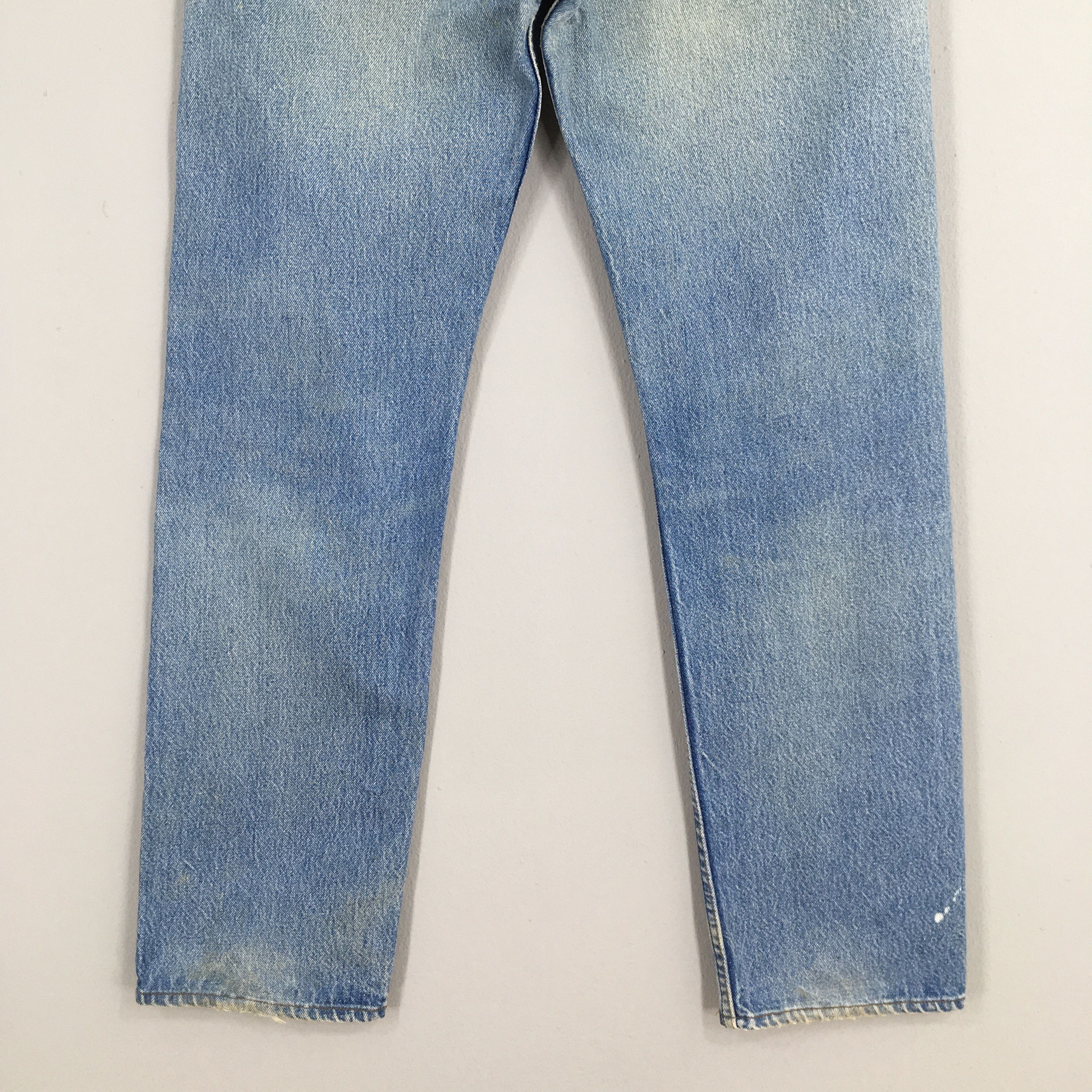 Levi's Size 30x31 90s Levi's 501 Distressed Stone Washed Jeans S235 Size US 30 / EU 46 - 10 Thumbnail