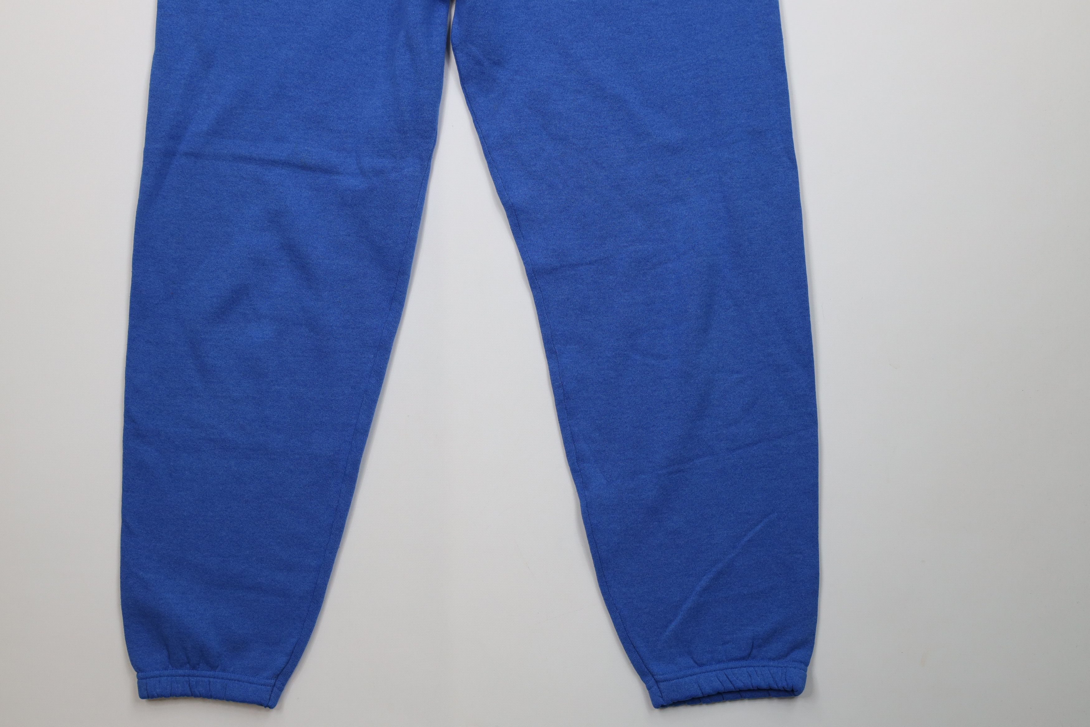 Vintage Vintage 90s Streetwear Sweatpants Joggers Royal Blue USA Size US 34 / EU 50 - 4 Thumbnail