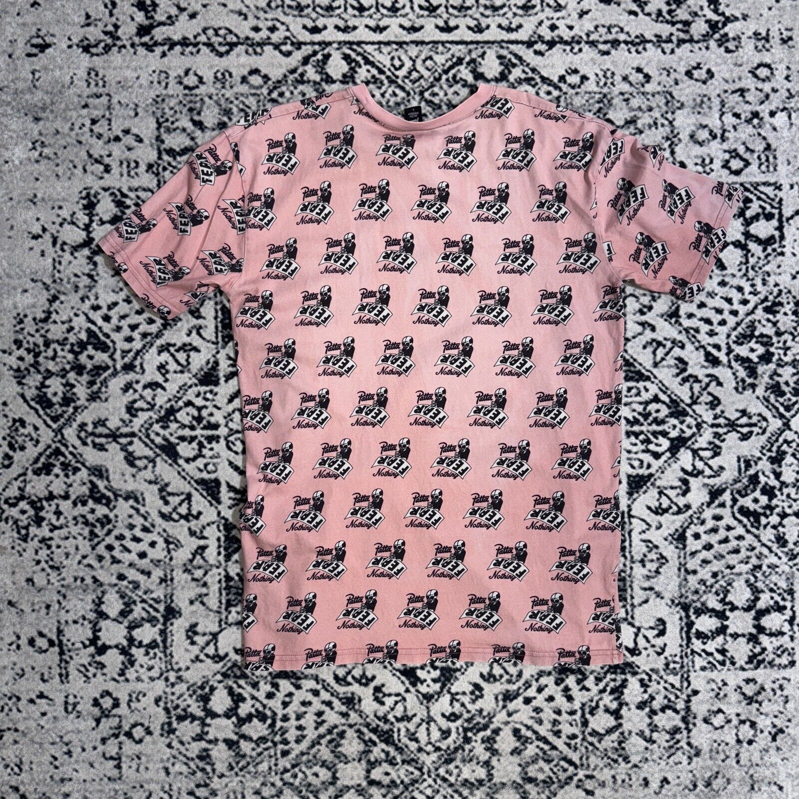 Patta × Vintage Vintage Patta Pink Cotton T-Shirt Size L Allover Print Y2K Size US L / EU 52-54 / 3 - 6 Thumbnail