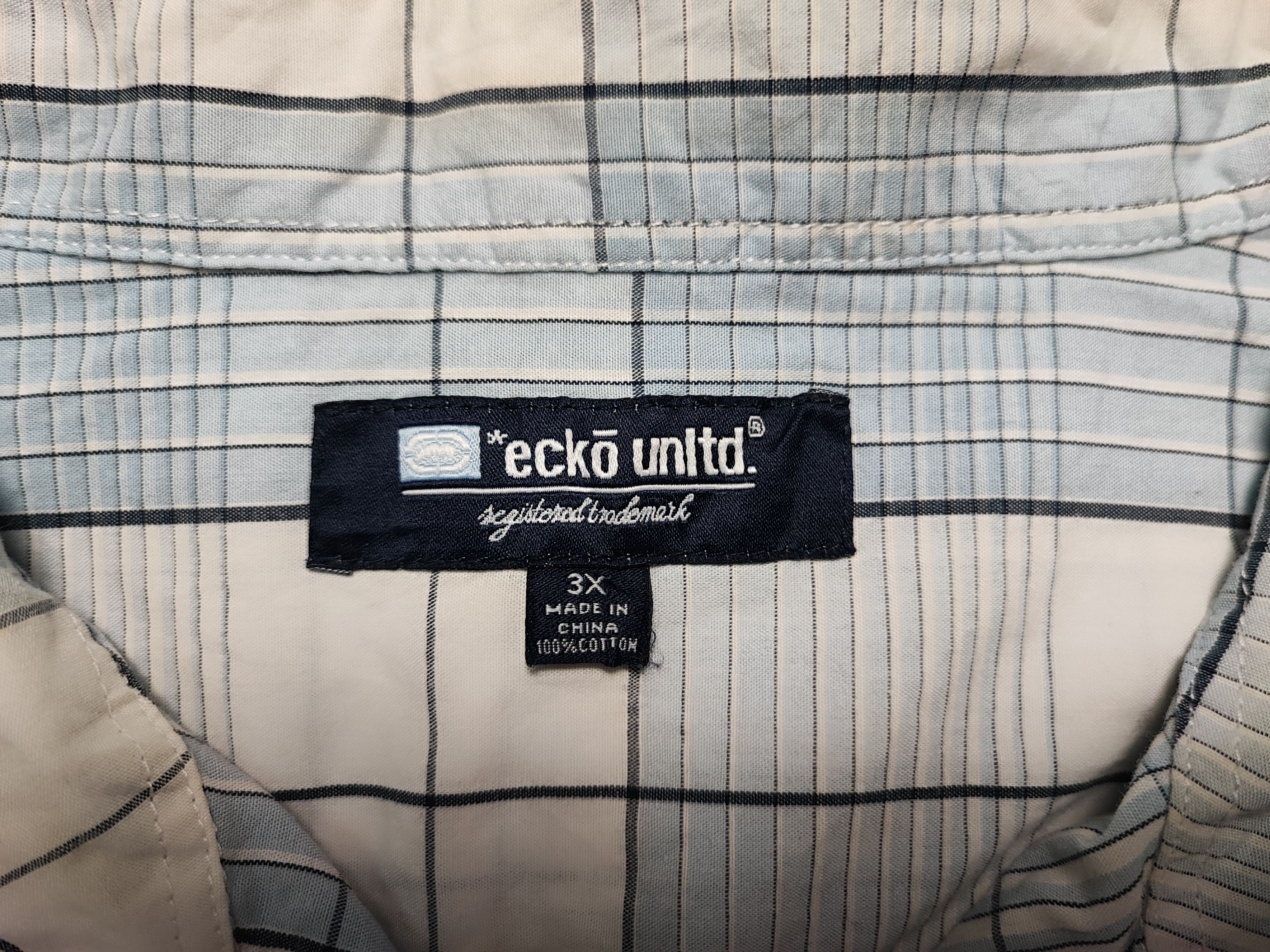 Ecko Unltd. Oversize Shirt Baggy Boxy Checked by Ecko Unltd Size US XXL / EU 58 / 5 - 20 Thumbnail