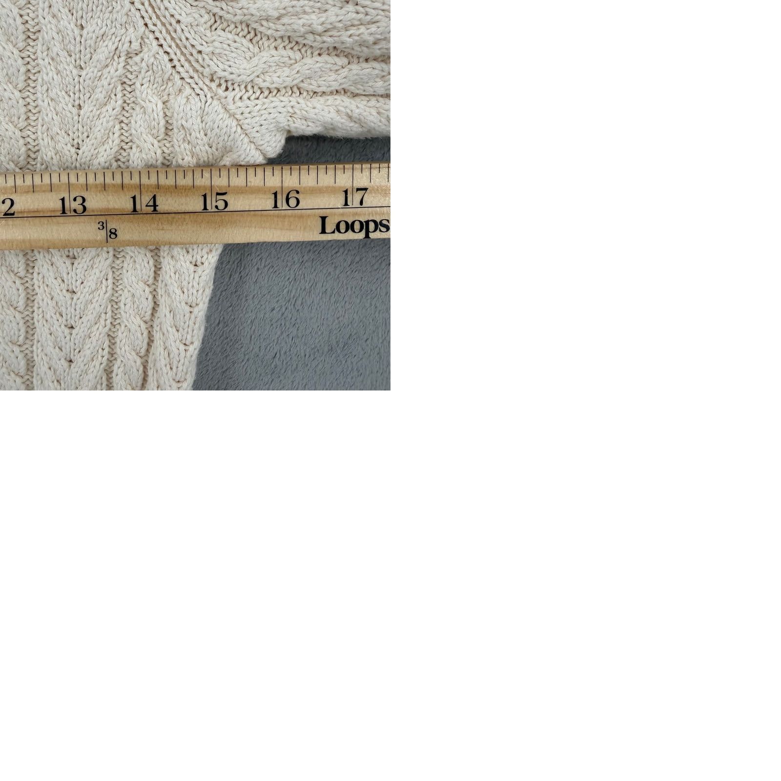J.Crew J.Crew Womens Cream Cable Knit Cotton Crewneck Sweater Size Small Size S / US 4 / IT 40 - 9 Thumbnail
