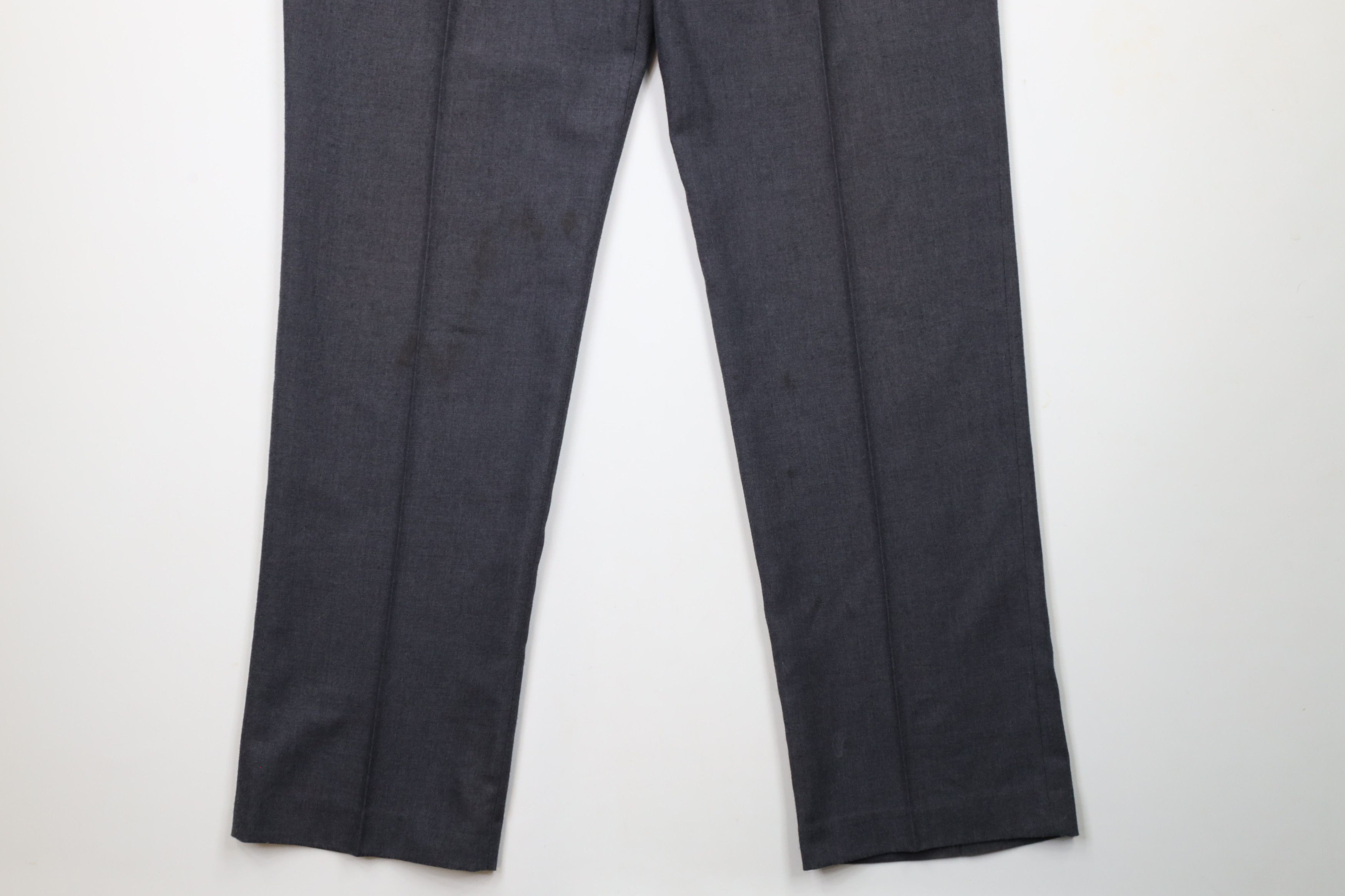 Vintage Vintage 90s Streetwear Worsted Wool Wide Leg Pants USA Size US 38 / EU 54 - 4 Thumbnail