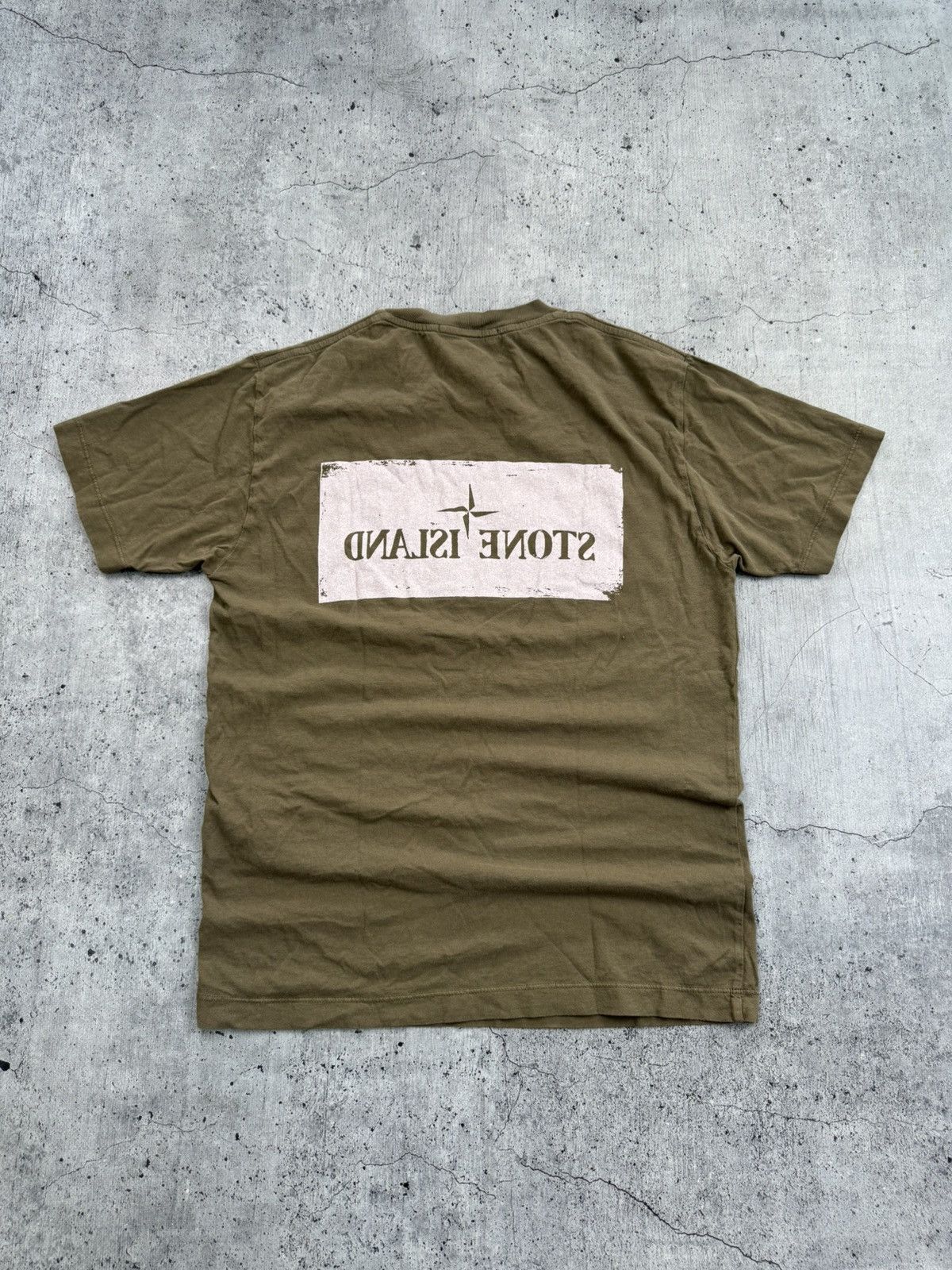 Stone Island Crazy Stone Island T-Shirt Size S Casual Military Vintage Size US S / EU 44-46 / 1 - 2 Thumbnail