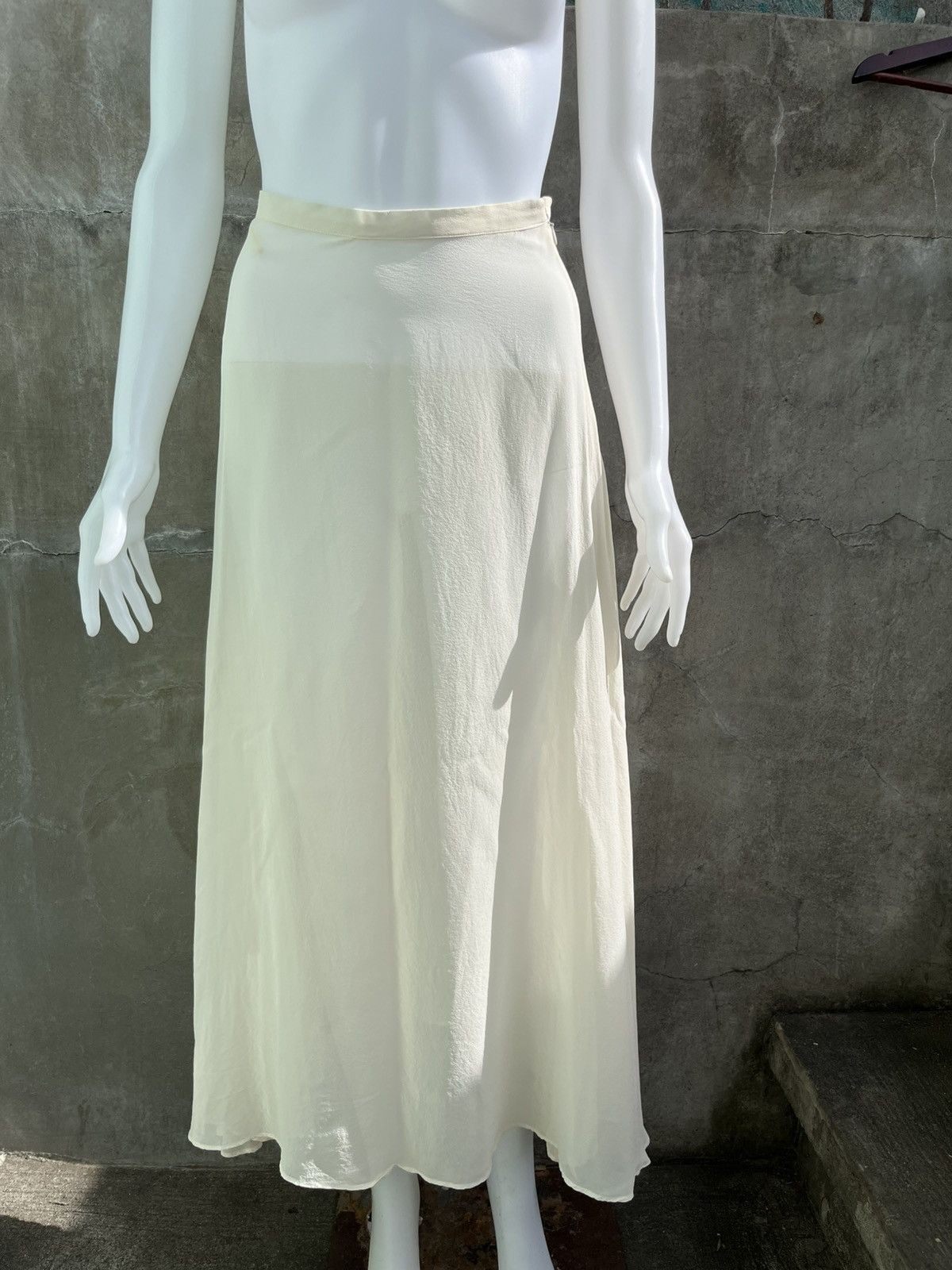 Dior Silk Maxi Skirt Size 27" / US 4 / IT 40 - 5 Thumbnail