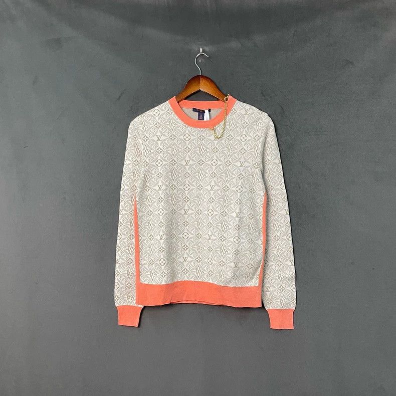 Louis Vuitton Louis Vuitton Orange patchwork chain sweatshirt Size M / US 6-8 / IT 42-44 - 1 Thumbnail