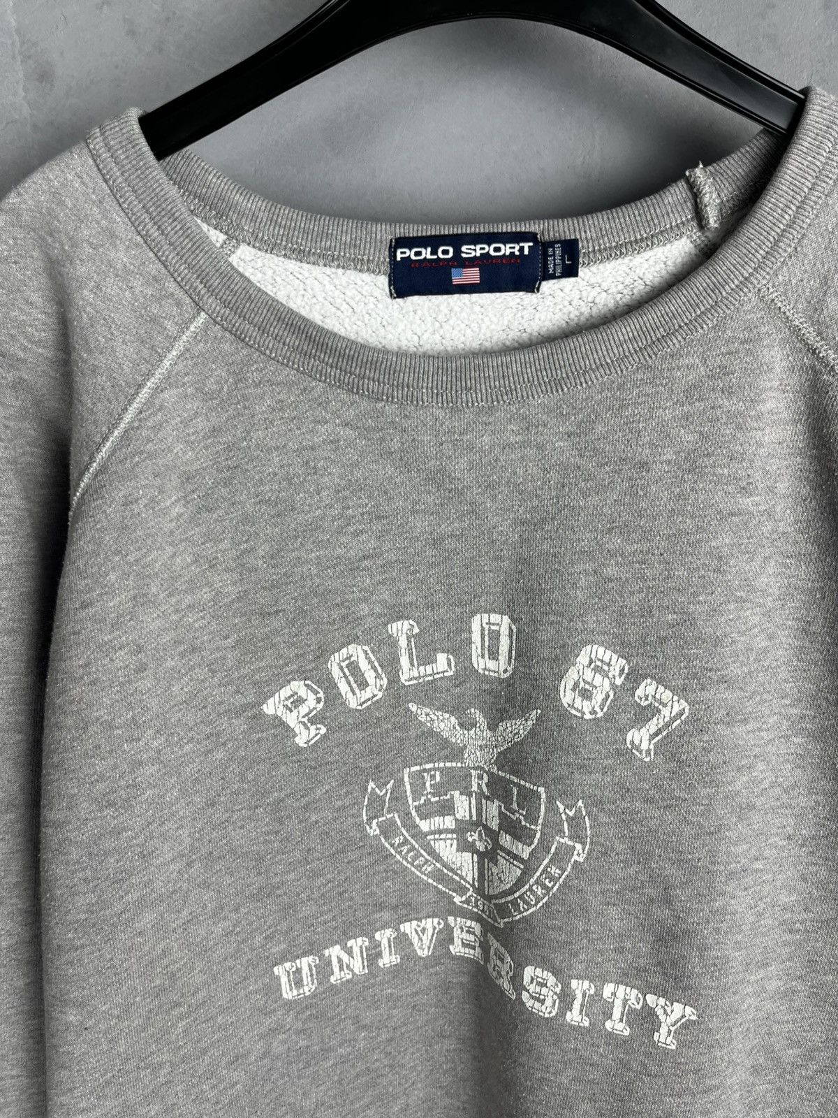 Polo Ralph Lauren Ralph Lauren university sweatshirt vintage 90 military style Size US L / EU 52-54 / 3 - 4 Thumbnail