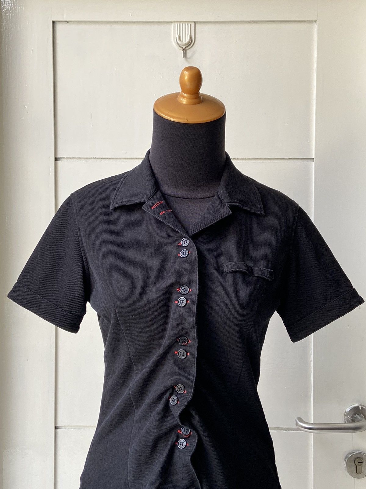 Kansai Yamamoto KANSAI UNIFORM Black T-Shirt Size XS / US 0-2 / IT 36-38 - 2 Thumbnail