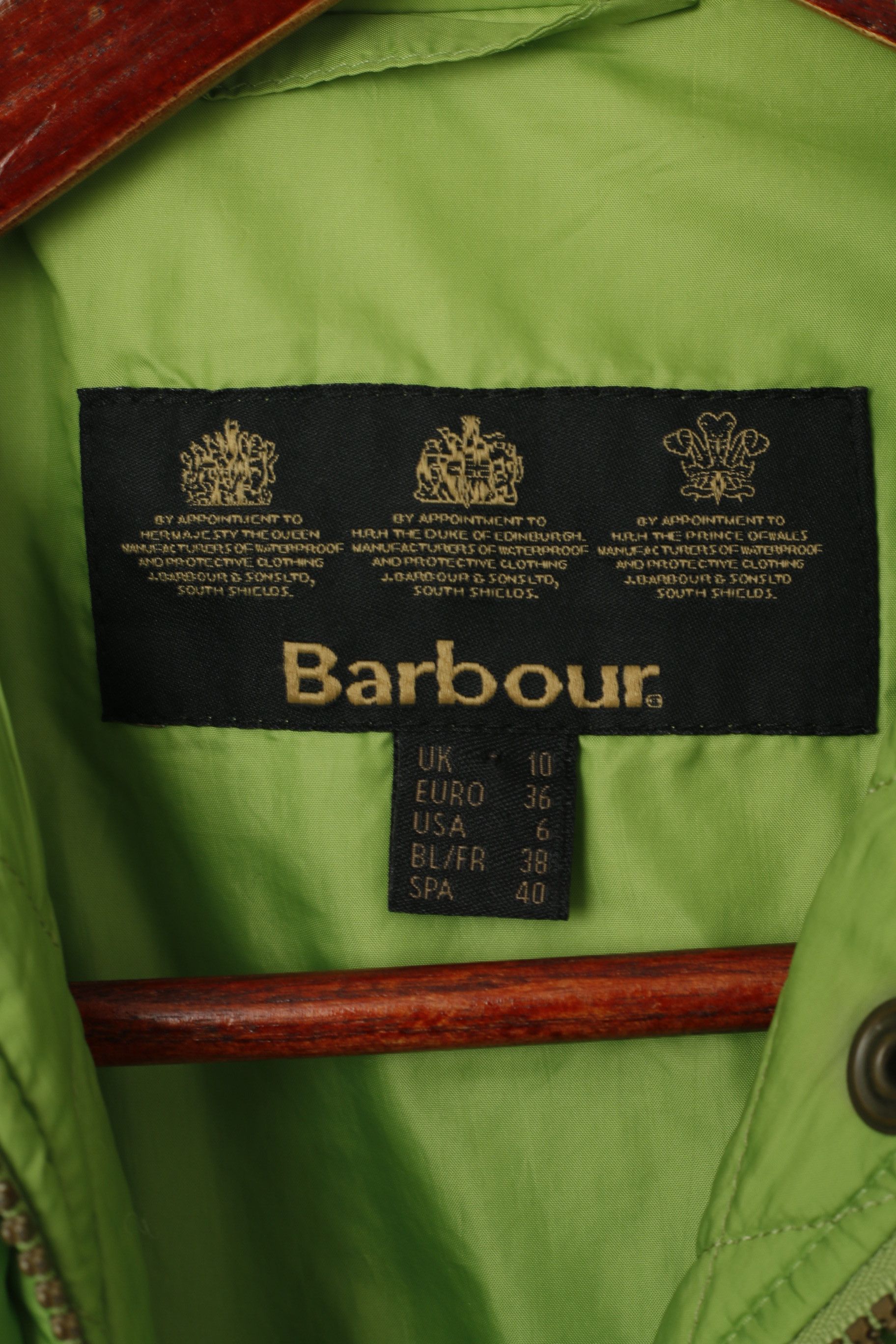 Barbour Barbour Women 36 10 S Jacket Green Quilted 5018 Size S / US 4 / IT 40 - 4 Thumbnail