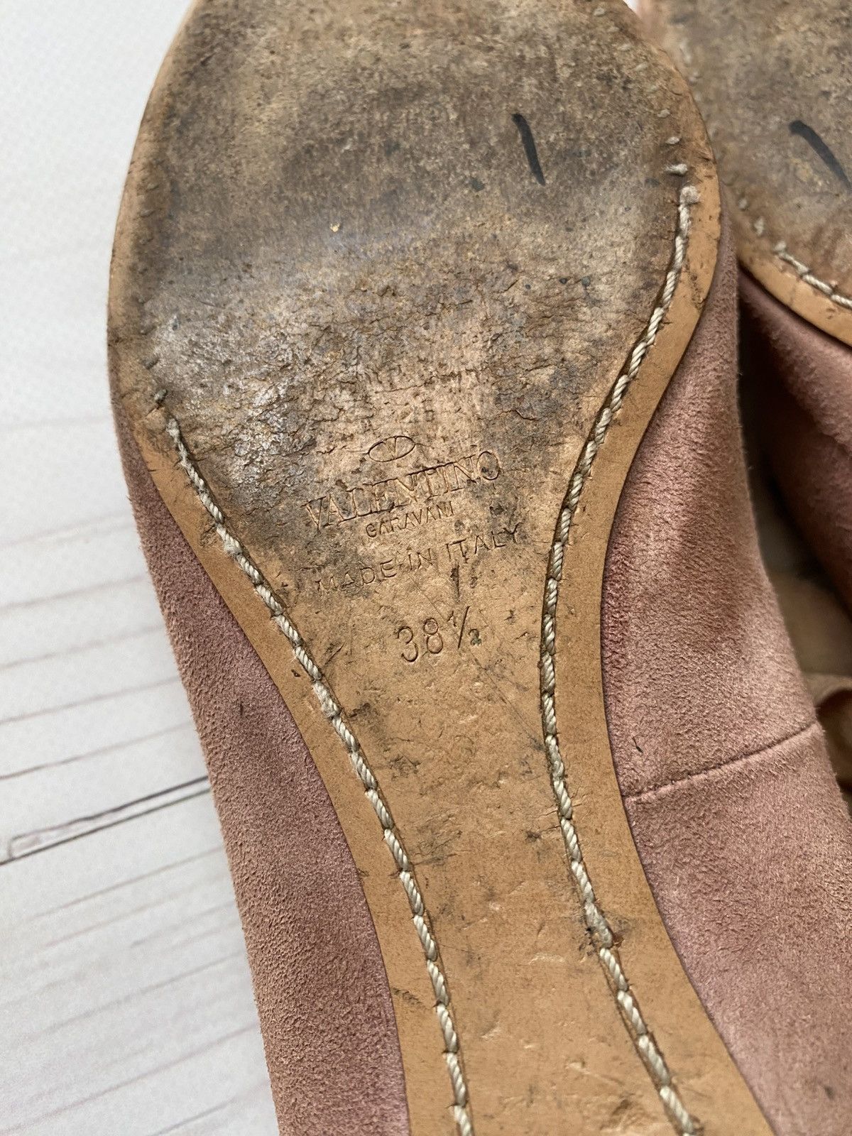 Valentino Luxury Valentino Garavani ballerina designer worn flats Size US 8.5 / IT 38.5 - 21 Thumbnail