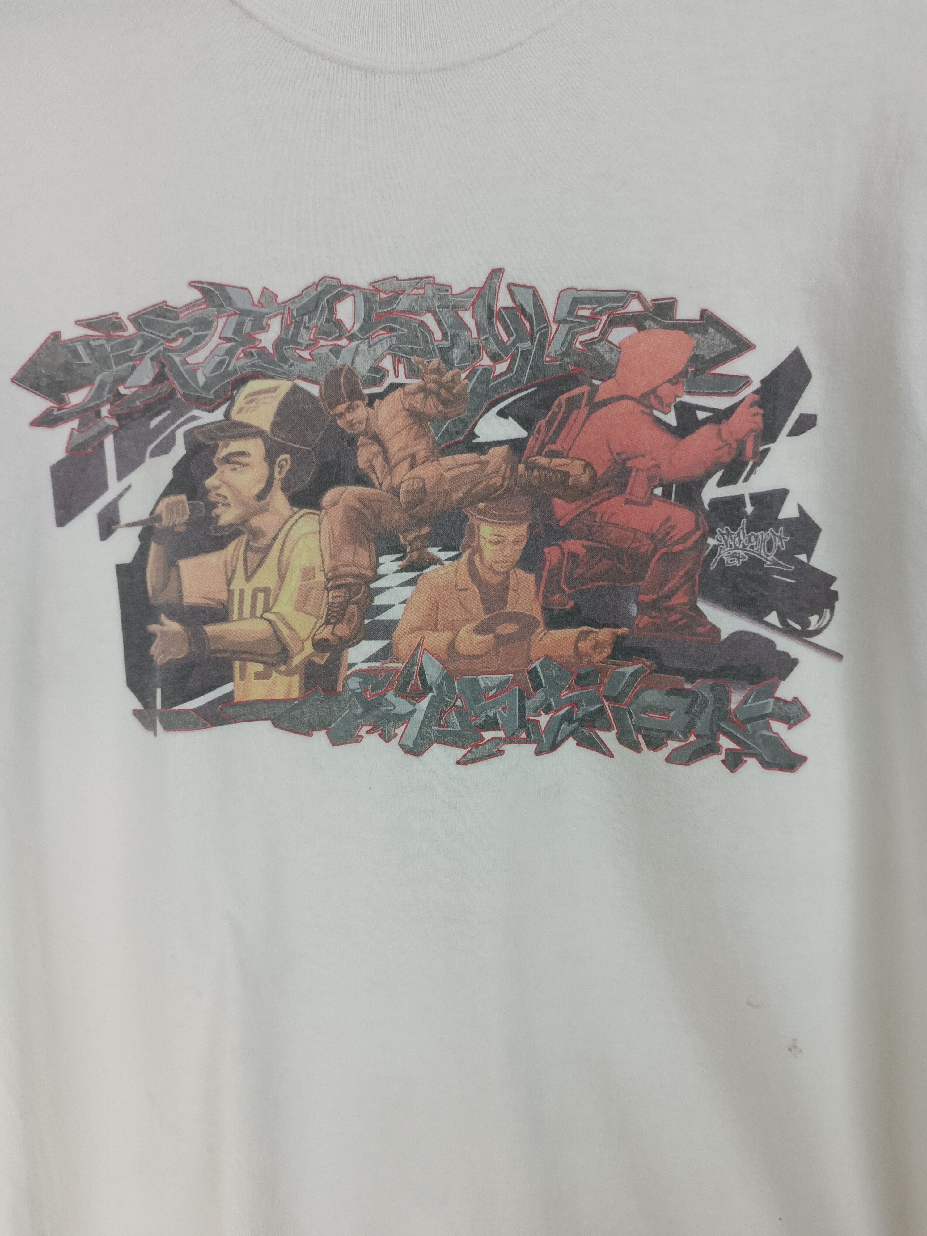 Rap Tees VINTAGE Y2K FREESTYLE GRAFFITI HIP HOP TEE VERY RARE ART Size US M / EU 48-50 / 2 - 9 Thumbnail