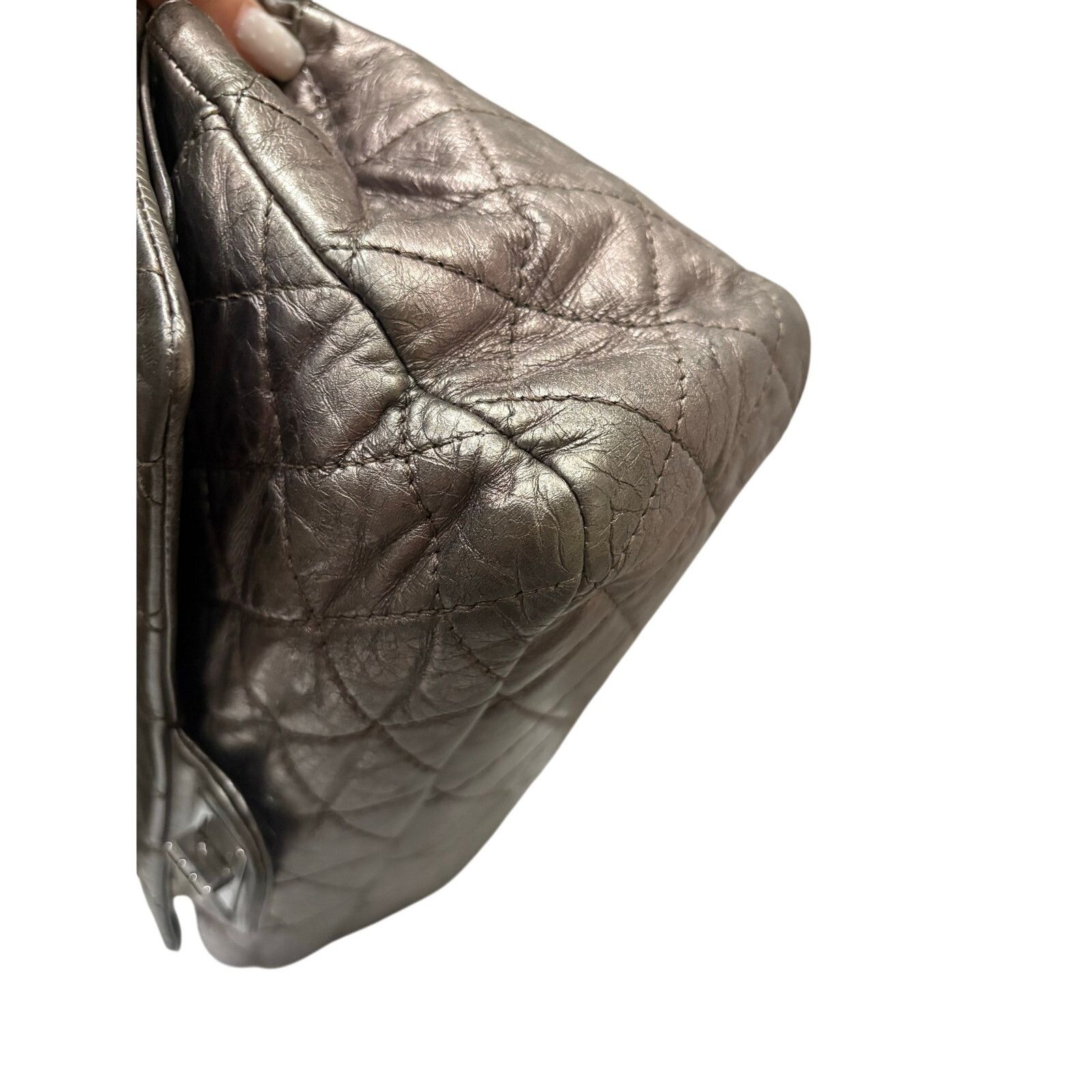Chanel Chanel Reissue 2.25 227 Metallic Lambskin Double Flap Size ONE SIZE - 10 Thumbnail