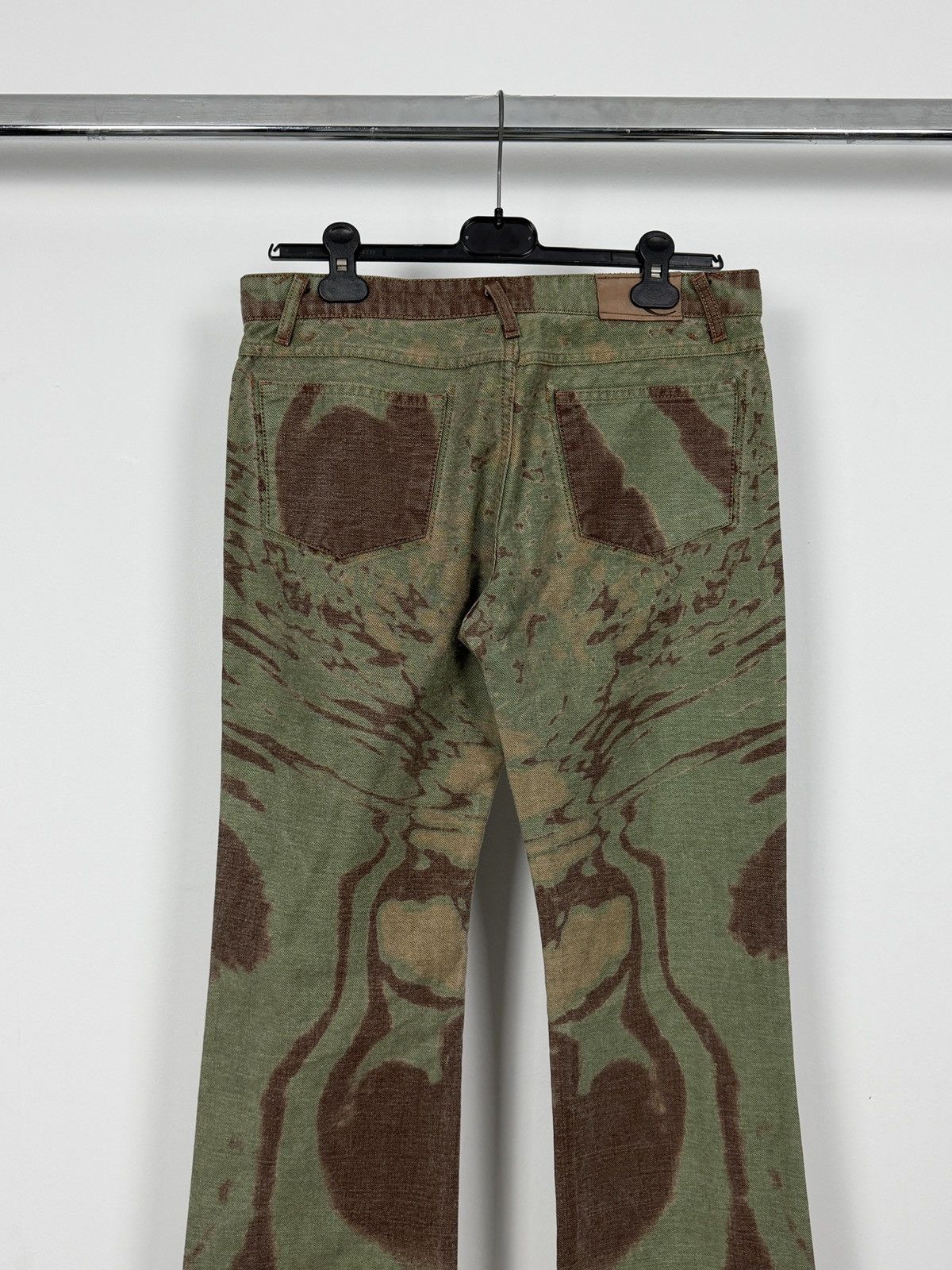 Roberto Cavalli Roberto Cavalli S/S2002 Reversible Psychedelic Denim Jeans Size 30" / US 8 / IT 44 - 7 Thumbnail