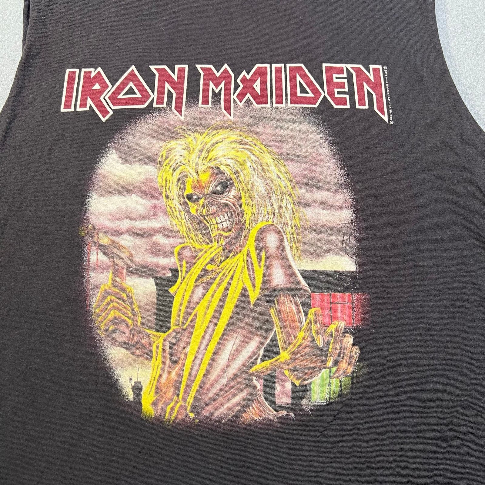 Vintage Iron Maiden Eddie Graphic Muscle Tank Shirt Mens M Band tee Size US M / EU 48-50 / 2 - 2 Thumbnail