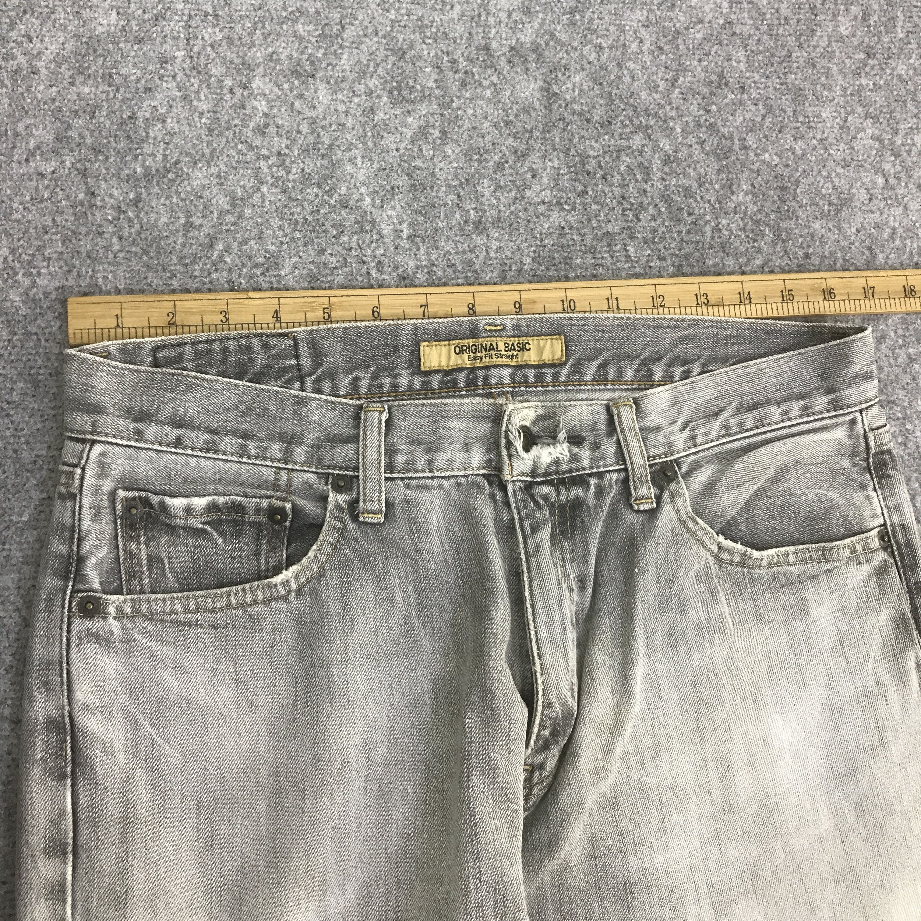 Japanese Brand BLACK DENIM JAPAN UNIQLO DISTRESSED DENIM K133B13 Size US 32 / EU 48 - 7 Thumbnail