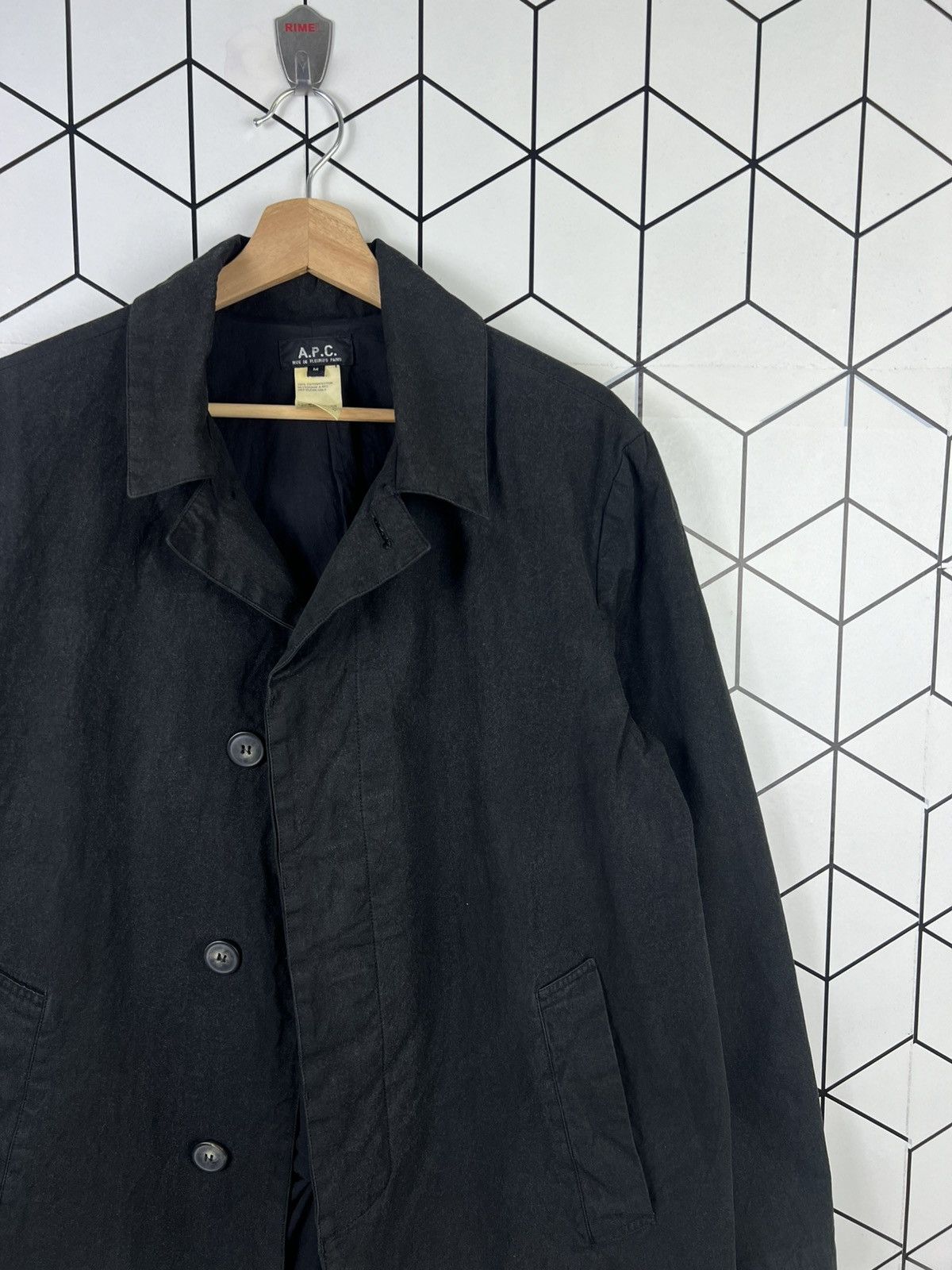 A.P.C. APC Wax Long Jacket Trench Coat Size US M / EU 48-50 / 2 - 3 Thumbnail
