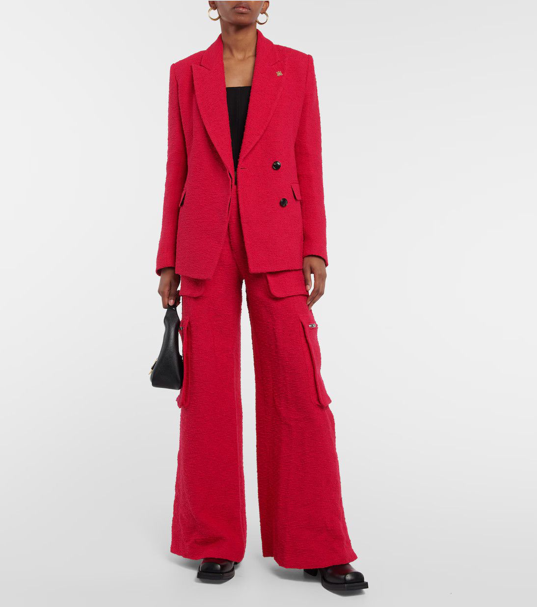 Amiri o1y0425 Blazer in Garnet Size S / US 4 / IT 40 - 2 Thumbnail