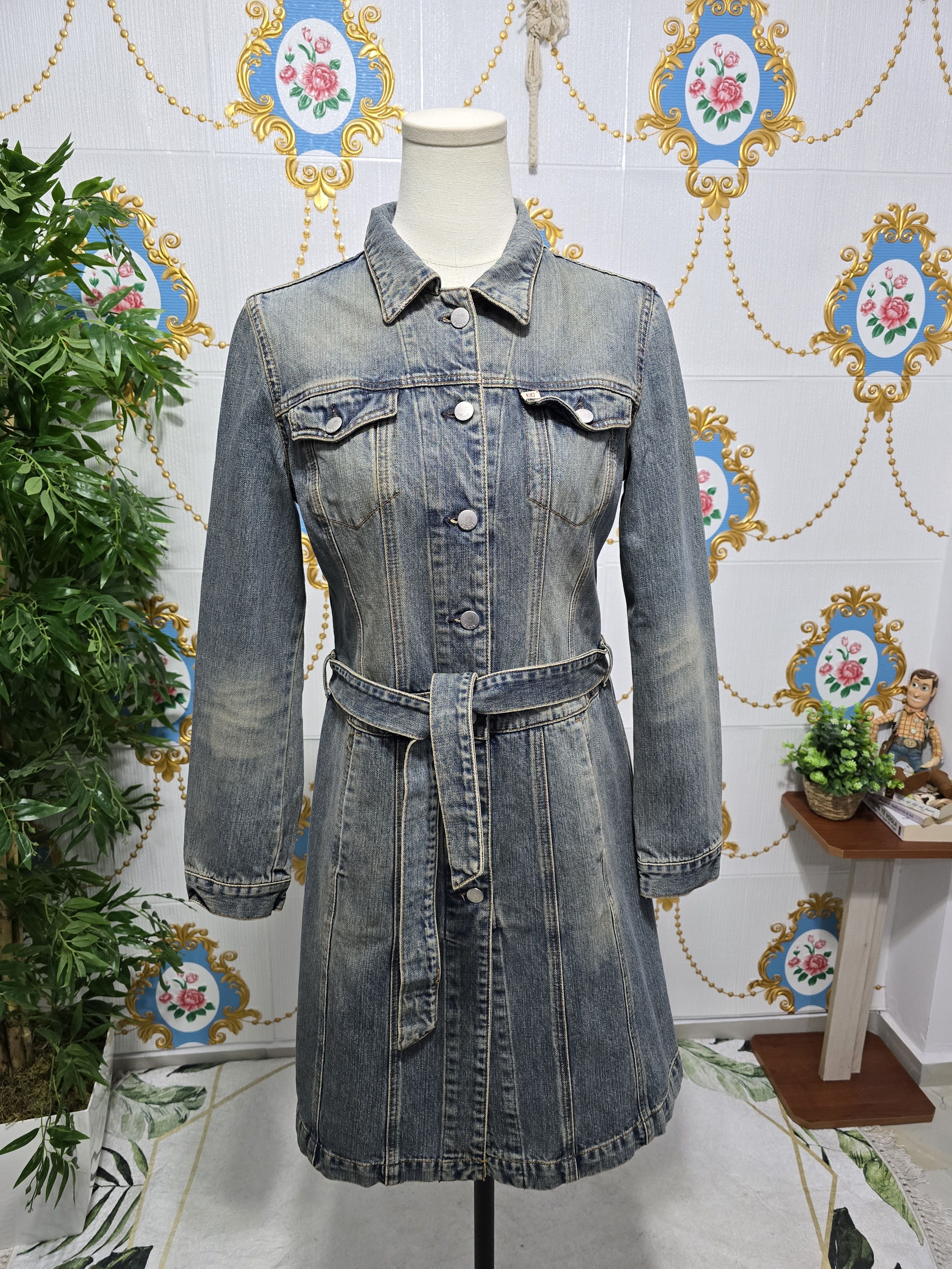 Miss Sixty × Vintage MISS SIXTY large Denim Vintage Jacket LIKE NEW CONDITION Size L / US 10 / IT 46 - 1 Thumbnail