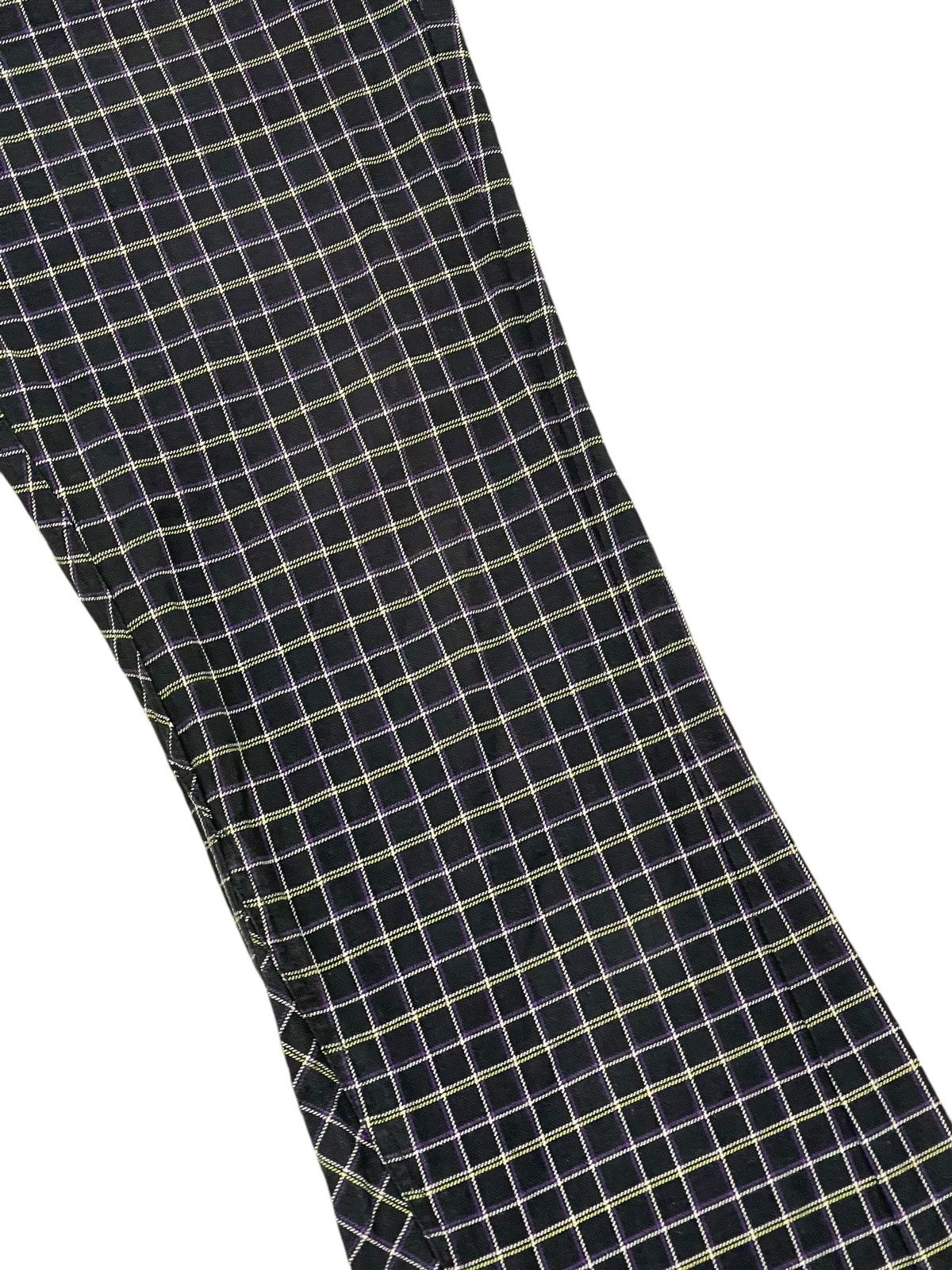 Le Grande Bleu (L.G.B.) Flare Pant Oakley Plaid Stretch Boot Cut 8🟦9 Size US 31 - 7 Thumbnail