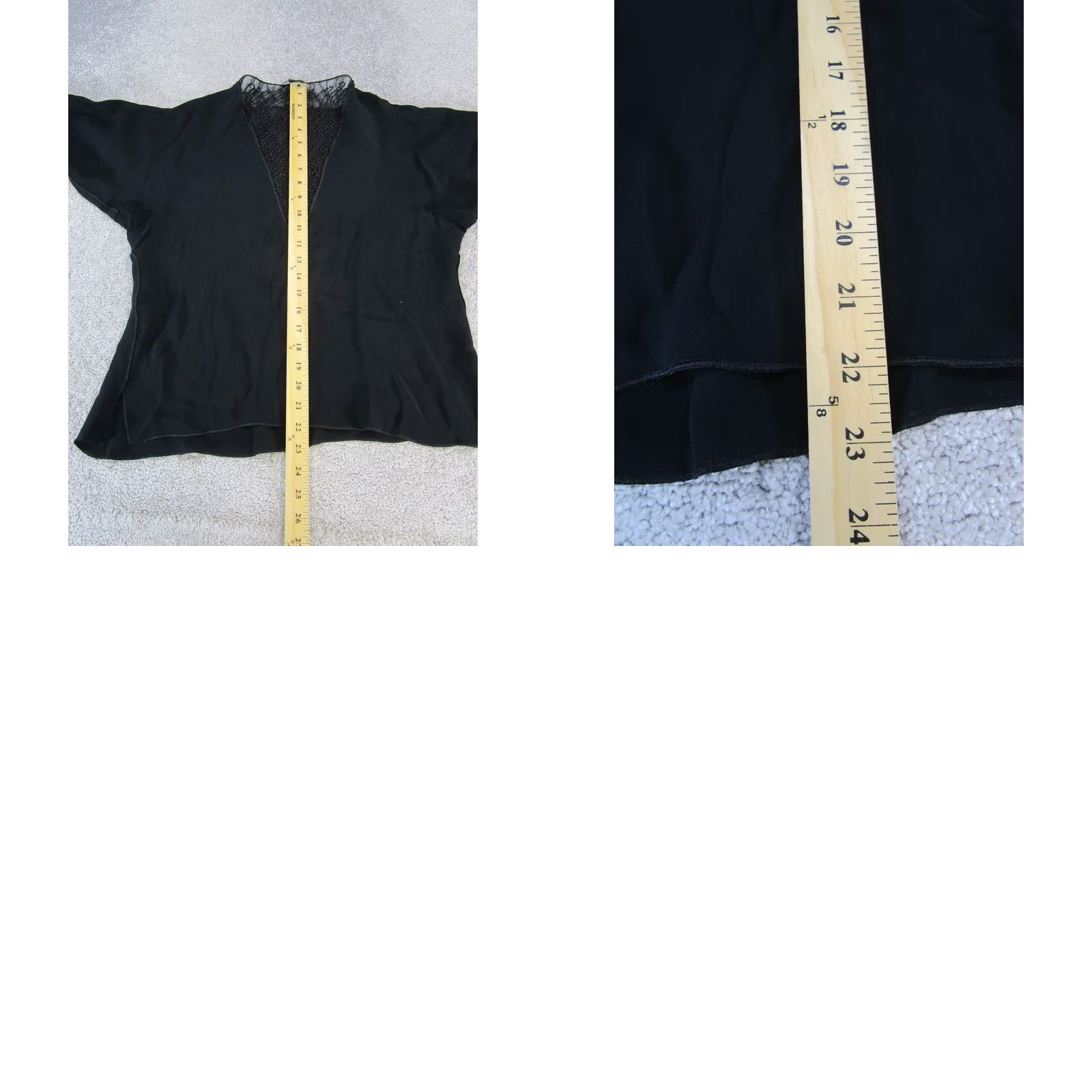 Massimo Dutti Massimo Dutti Shirt Womens Small Black Blouse Size S / US 4 / IT 40 - 8 Thumbnail