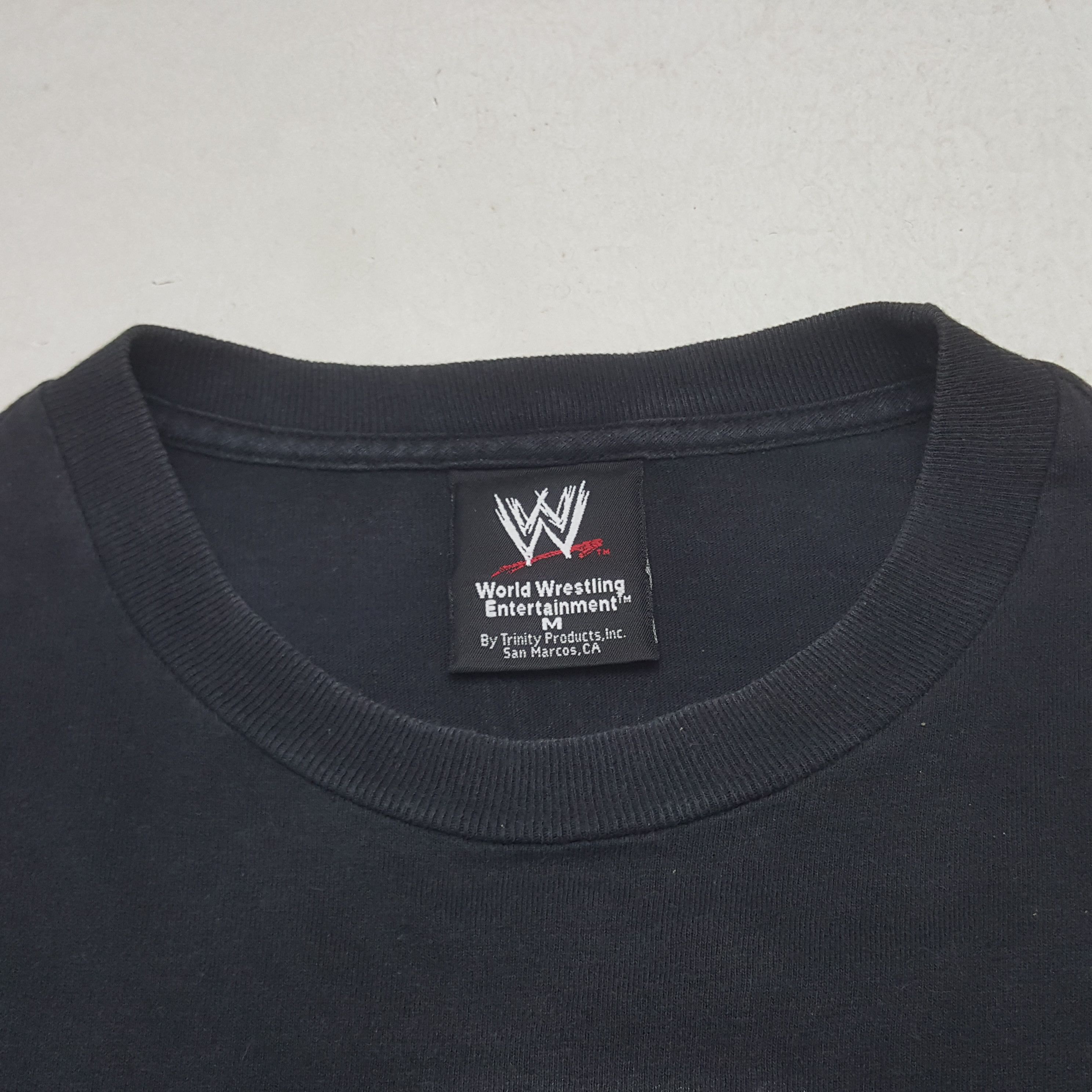 WWE Vintage WWE Kane Mask Stunt Moves Wrestling Tshirt C299N3 Size US M / EU 48-50 / 2 - 5 Thumbnail