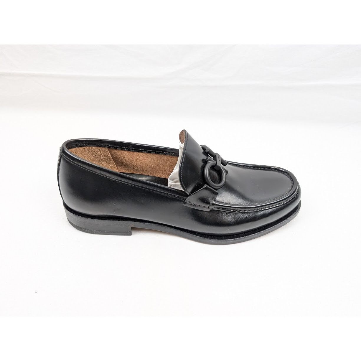 Salvatore Ferragamo o1rshd1 Rolo 10 Loafers Shoes in Nero Size US 7 / EU 40 - 1 Thumbnail