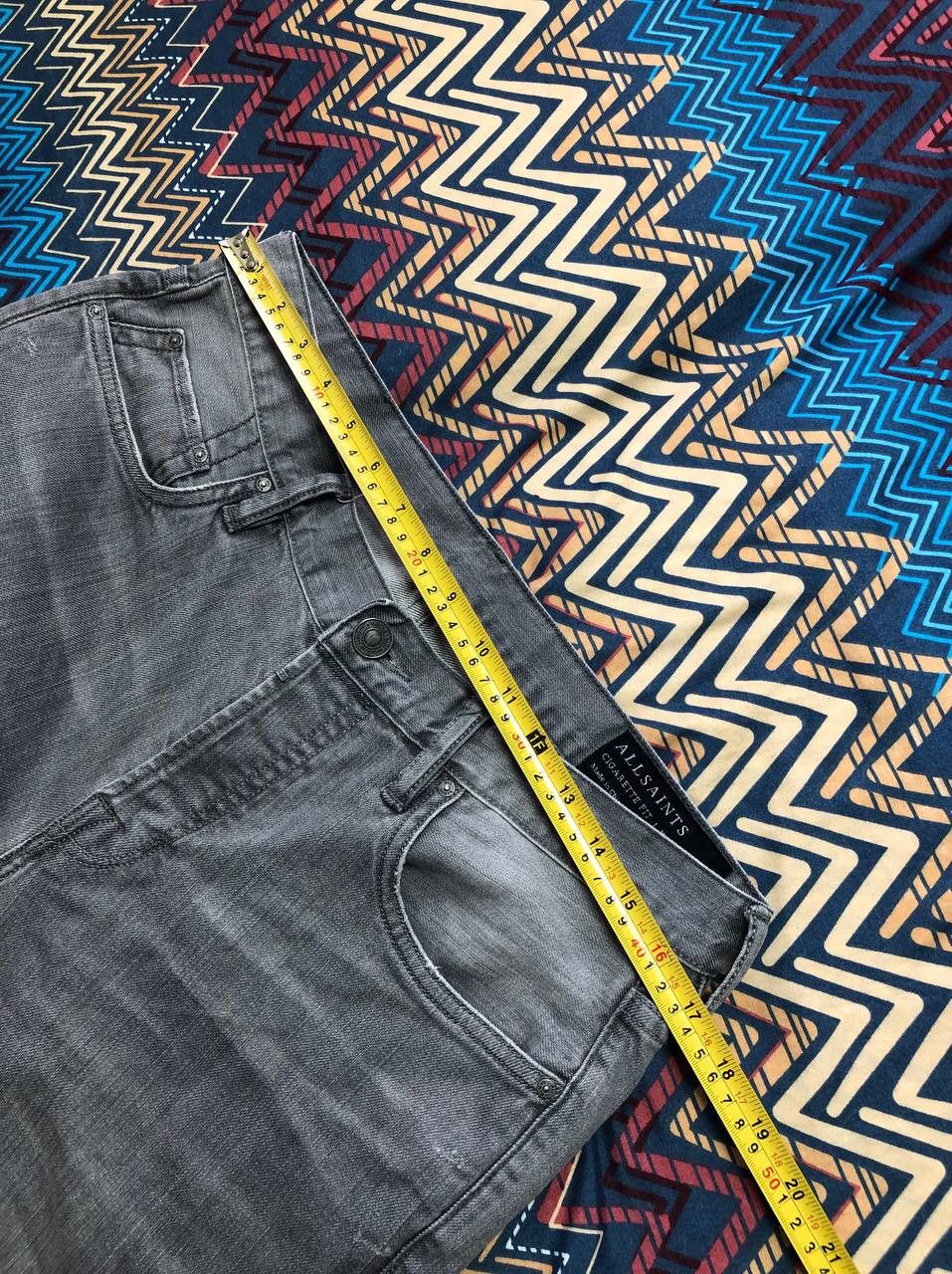 Allsaints × Japanese Brand Vintage pants y2k denim distressed Japan style Size US 33 - 11 Thumbnail