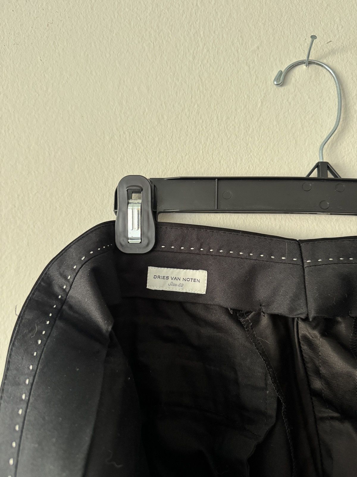Dries Van Noten Dries Van Noten Black Satin Tuxedo Size 42R - 14 Thumbnail