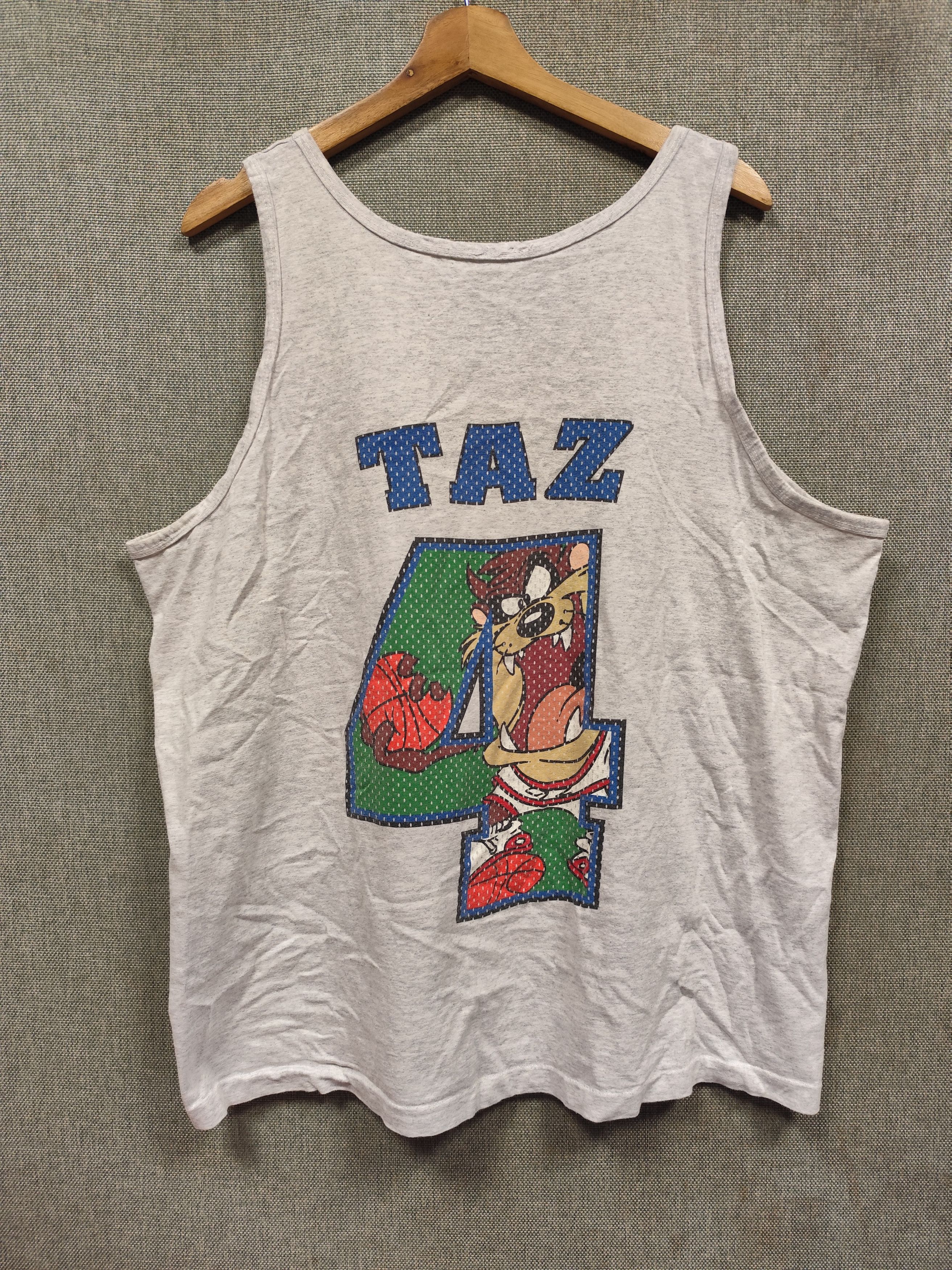Vintage Vintage 90s tank tops looney tunes space jam Size US XL / EU 56 / 4 - 1 Thumbnail