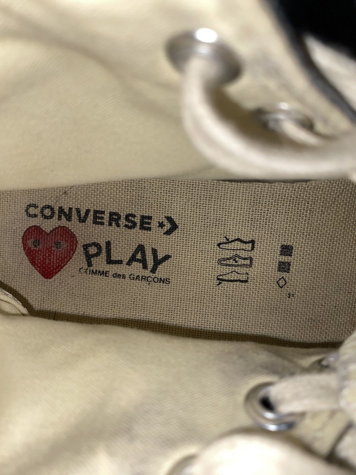 Comme des Garcons × Converse 🩶COMME des garçons converse sneakers Size US 7 / EU 40 - 10 Thumbnail