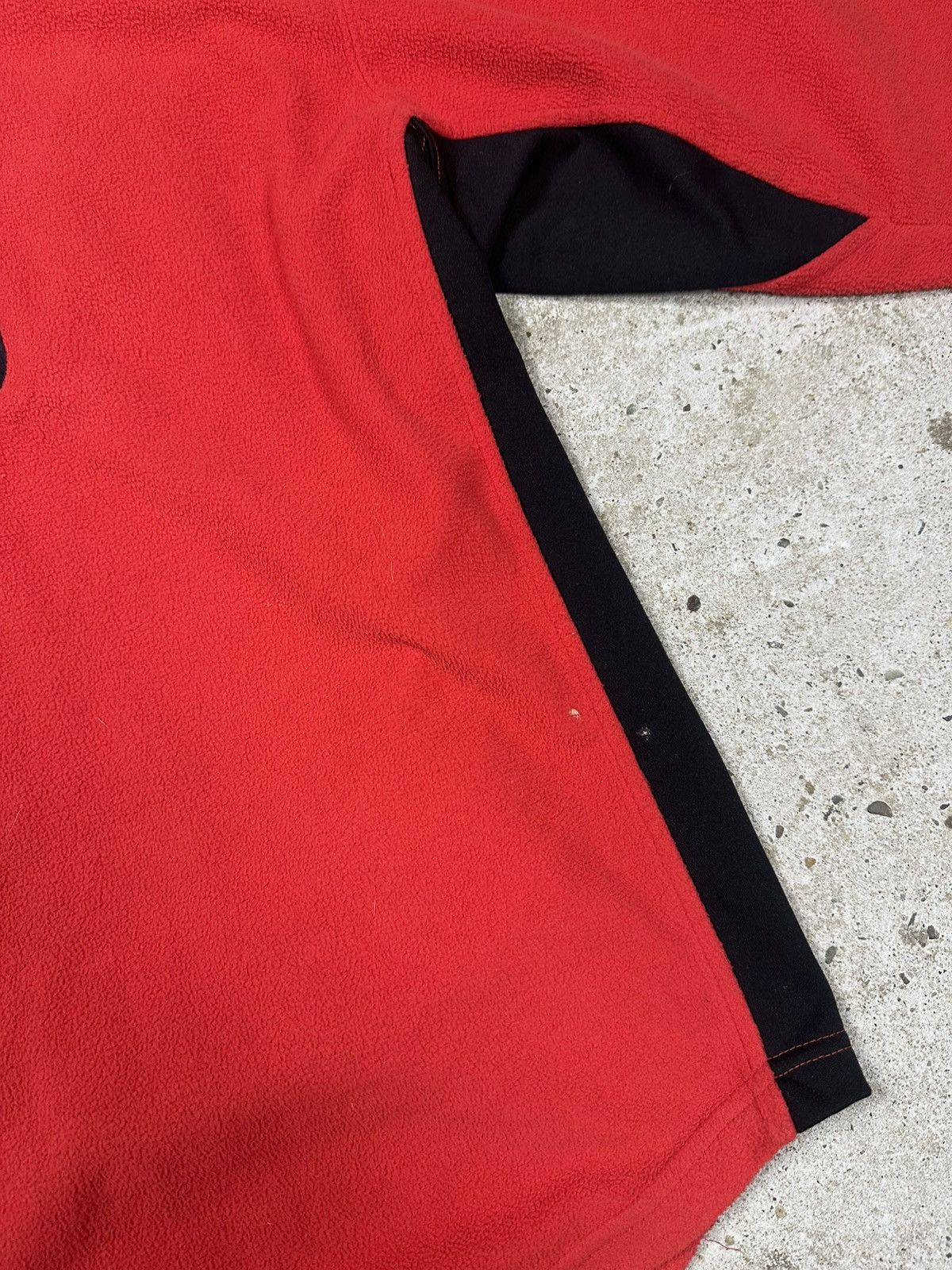 Nike × Vintage Vintage Y2K Nike Fleece Sherpa Swoosh Half Zip Sweatshirt Size US S / EU 44-46 / 1 - 7 Thumbnail
