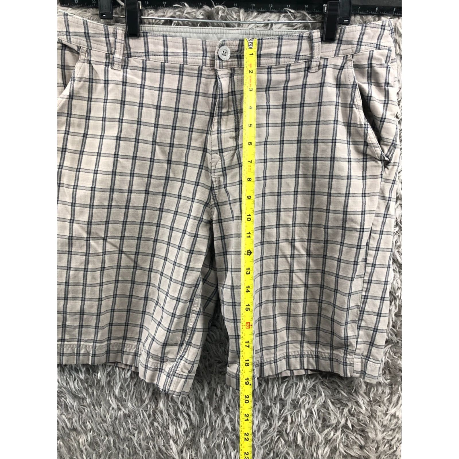 The North Face The North Face Plaid Shorts Mens 38 Bermuda Regular Mid Blue Color Cotton Blend Logo 5-Pocket Denim Casual Men Shorts Size US 38 / EU 54 - 3 Thumbnail