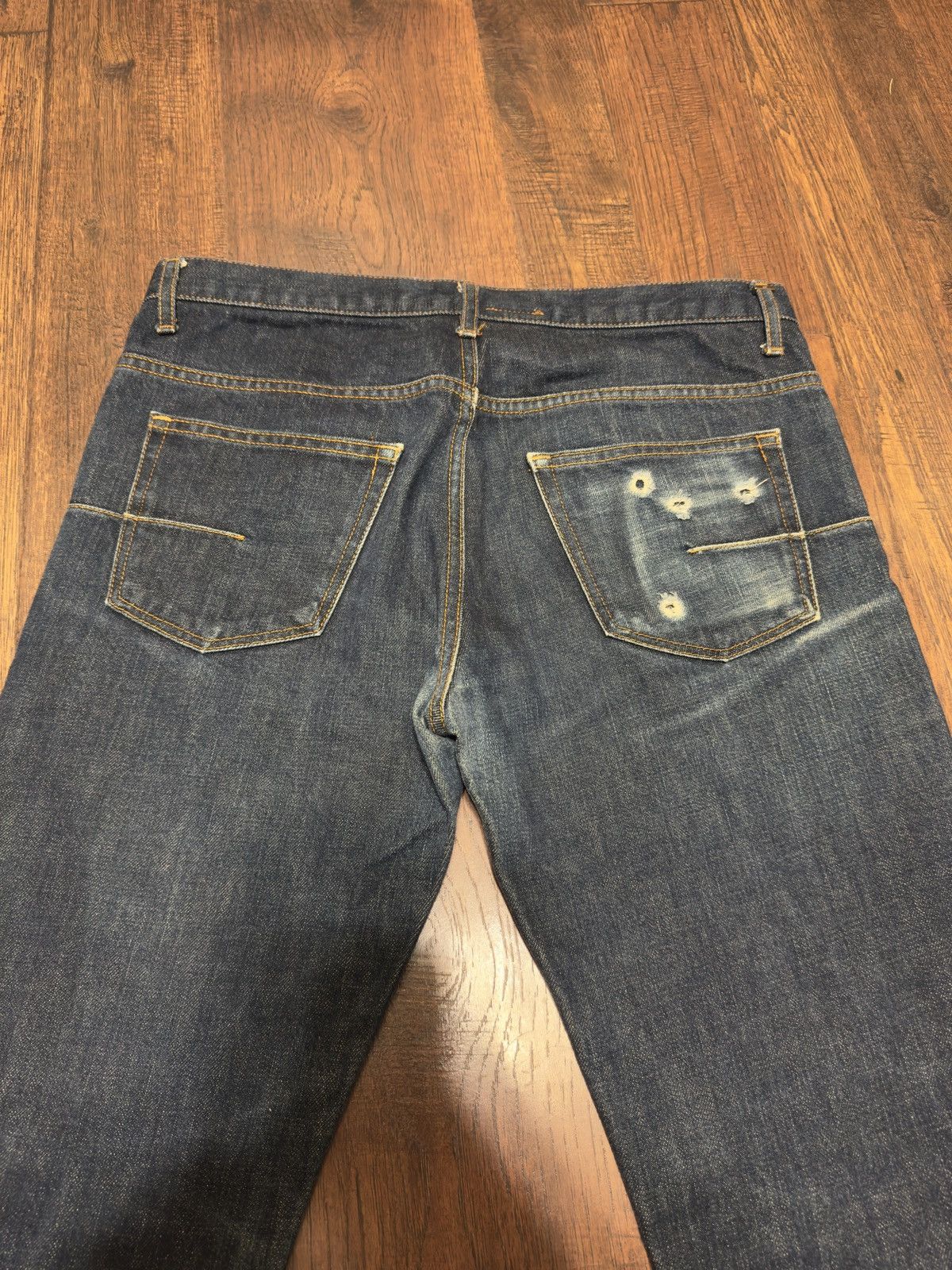 Dior Hedi Slimane Dior Homme Raw Blue Denim Size US 30 / EU 46 - 6 Thumbnail