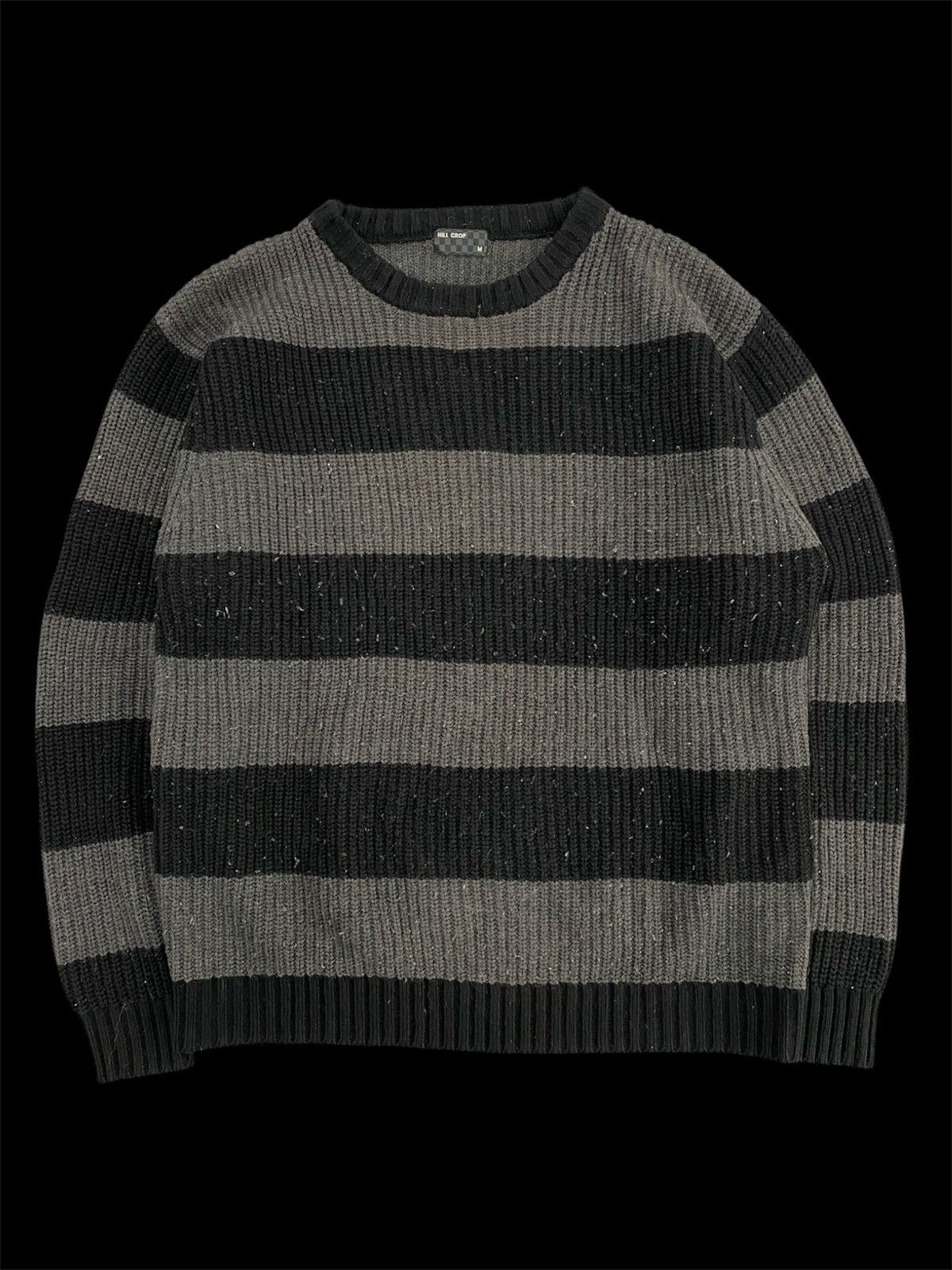 Japanese Brand grunge style kurt cobain stripe knitwear Size US L / EU 52-54 / 3 - 1 Thumbnail