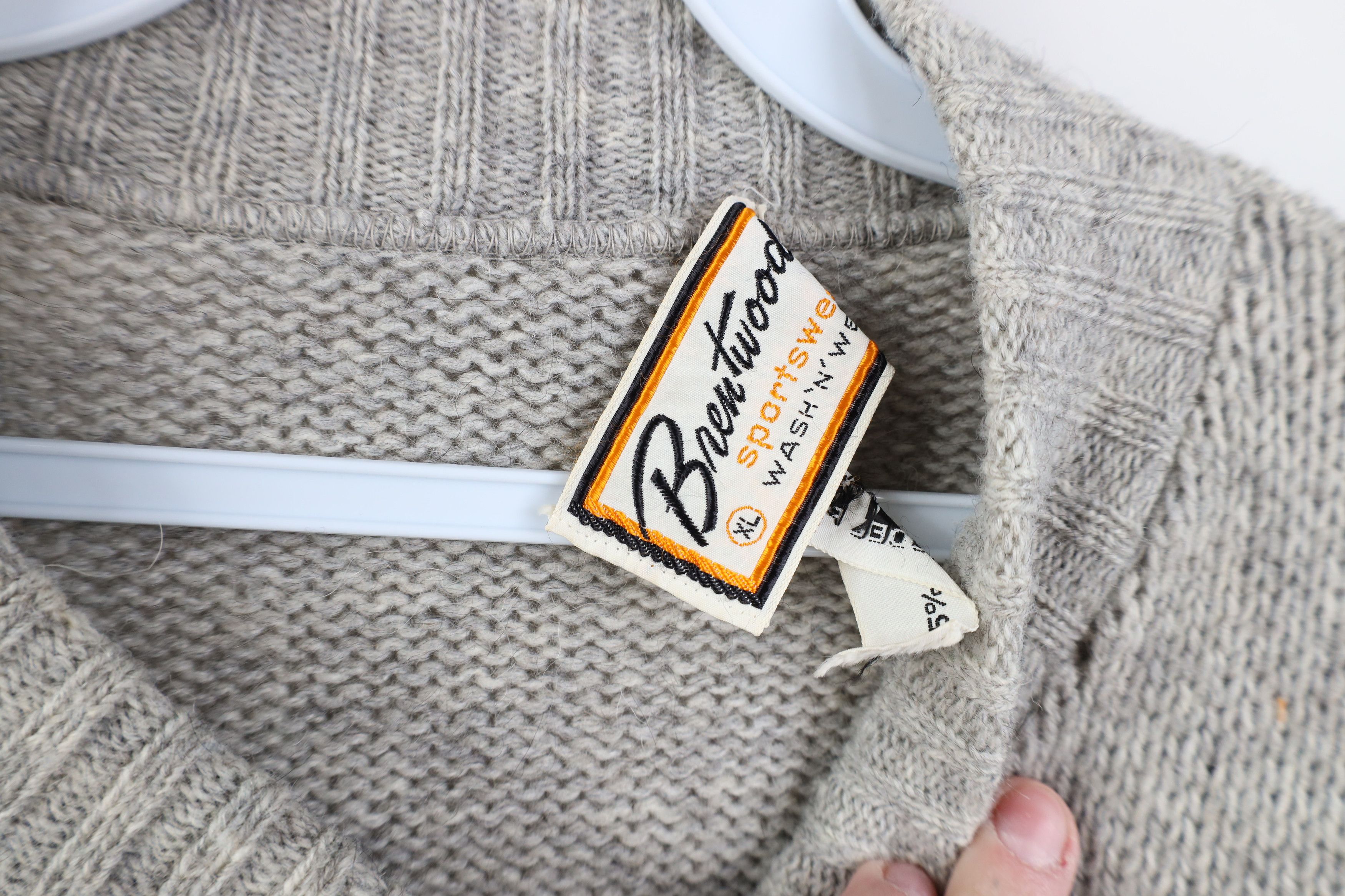 Vintage Vintage 60s Streetwear Knit Full Zip Cardigan Sweater USA Size US XL / EU 56 / 4 - 10 Thumbnail