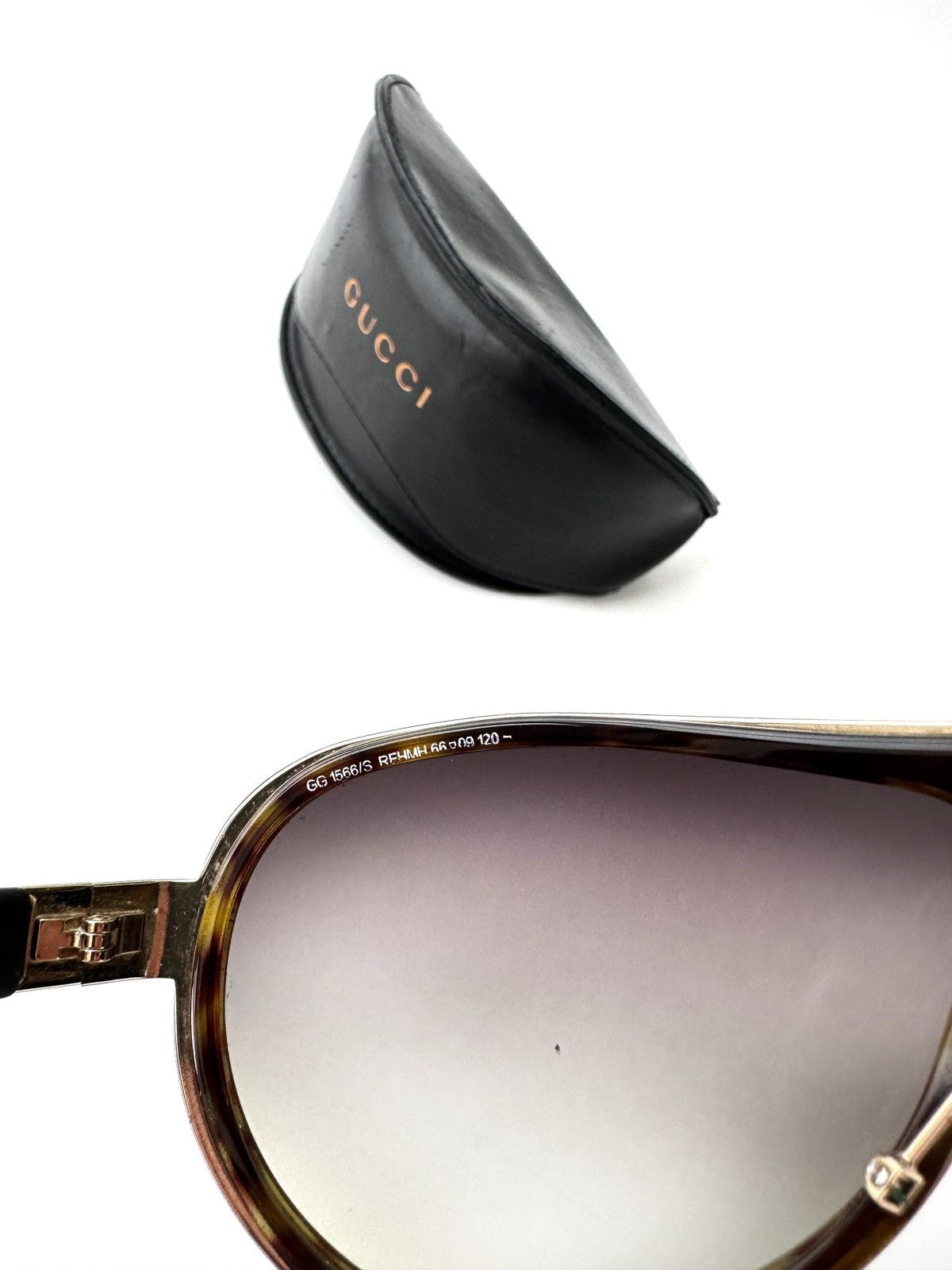 Gucci Gucci Aviator Sunglasses GG 1566/S Size ONE SIZE - 7 Thumbnail