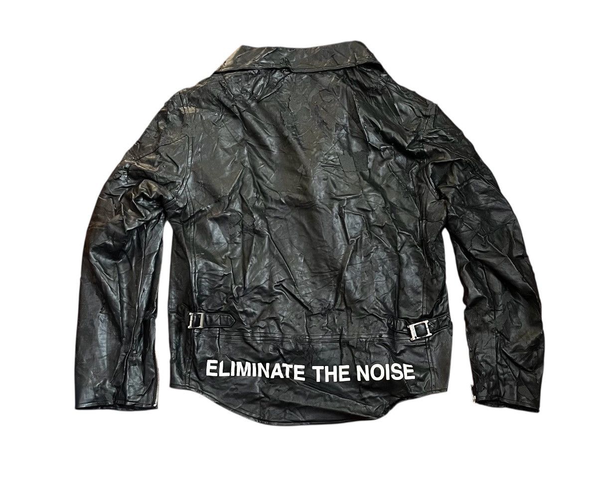 Undercover Undercover x GU eliminate the noise trashed biker jacket Size US M / EU 48-50 / 2 - 8 Thumbnail