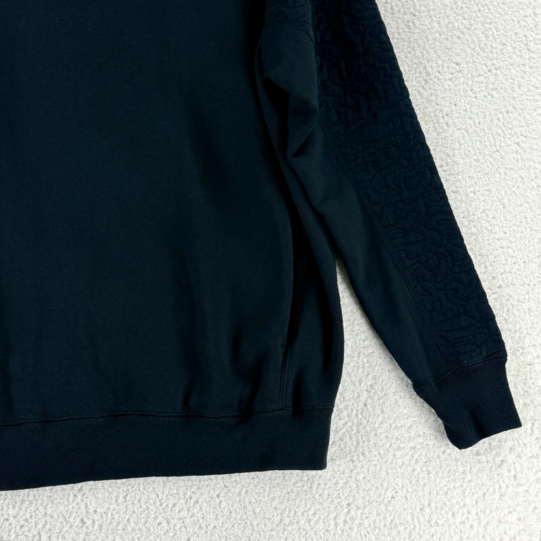 Nike Nike Quilted Rally Hoodie Sweater Womens XL Black Pullover Knit Long Sleeve Casual Size XL / US 12-14 / IT 48-50 - 3 Thumbnail