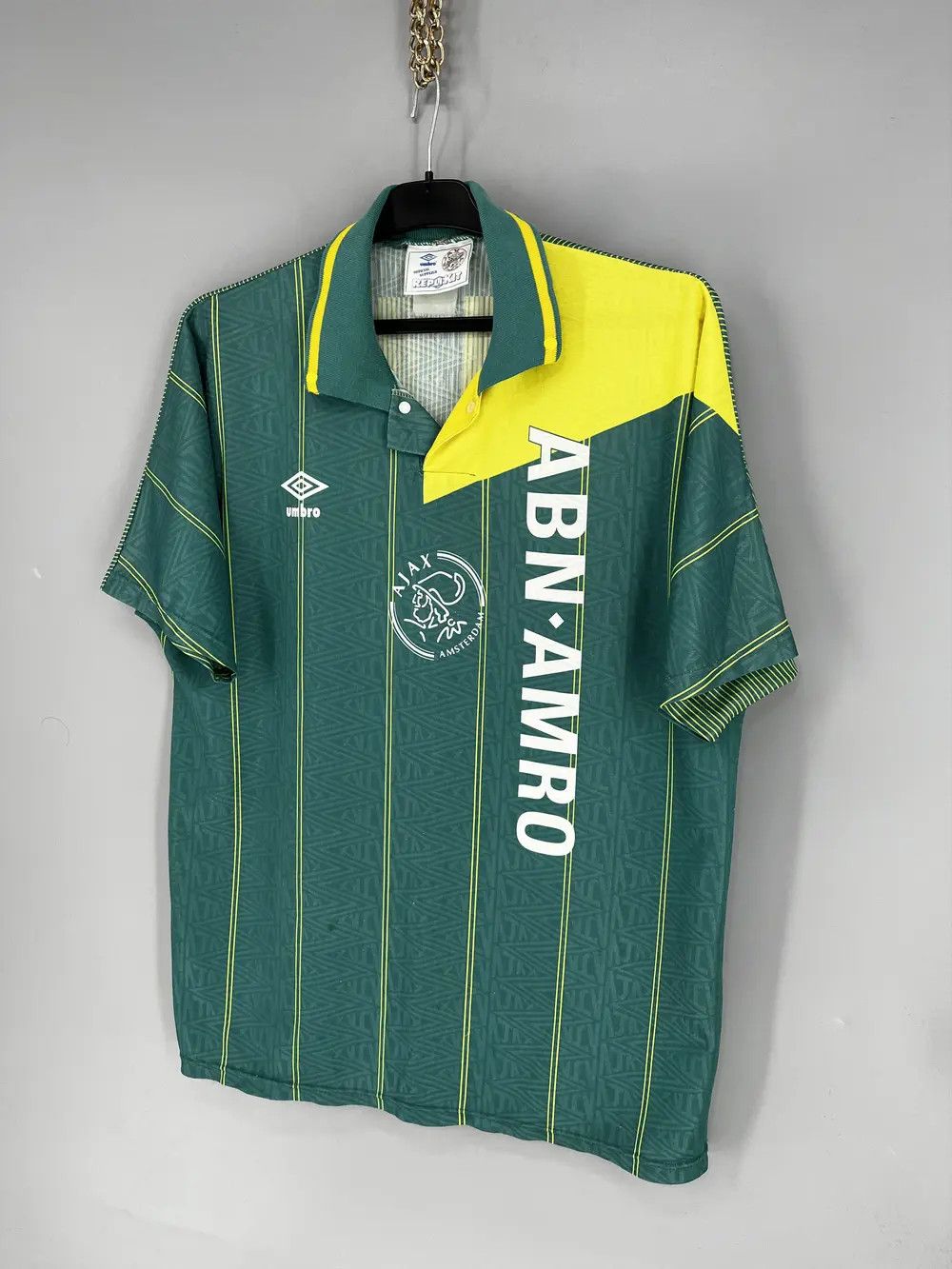 Umbro Original Ajax 1991/92/1993 Umbro Away Football Shirt Jersey Size US L / EU 52-54 / 3 - 3 Thumbnail