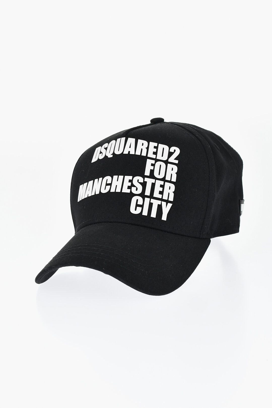 Dsquared2 MANCHESTER CITY LIMITED EDITION Solid-Color Baseball Cap With Embossed Detail Size ONE SIZE - 1 Thumbnail