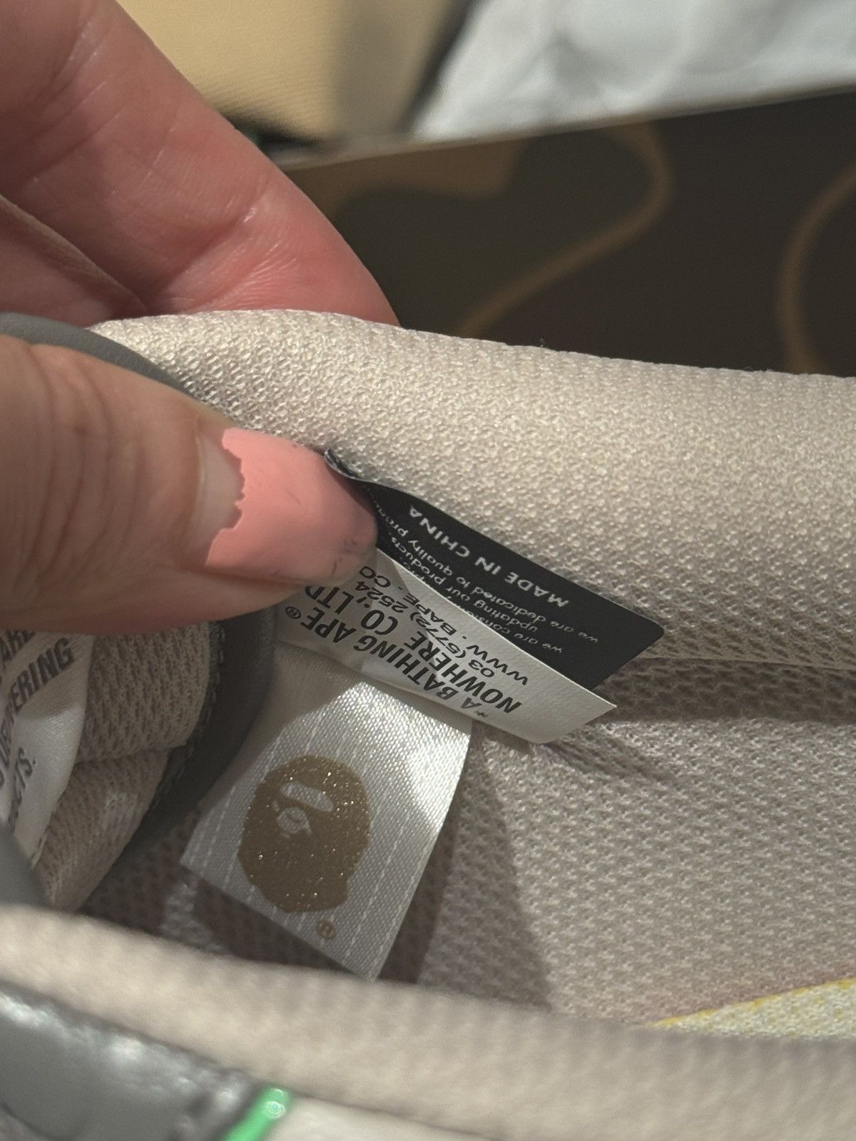 Bape A Bathing Ape Bape Sta Grey Green Size US 11 / EU 44 - 19 Thumbnail